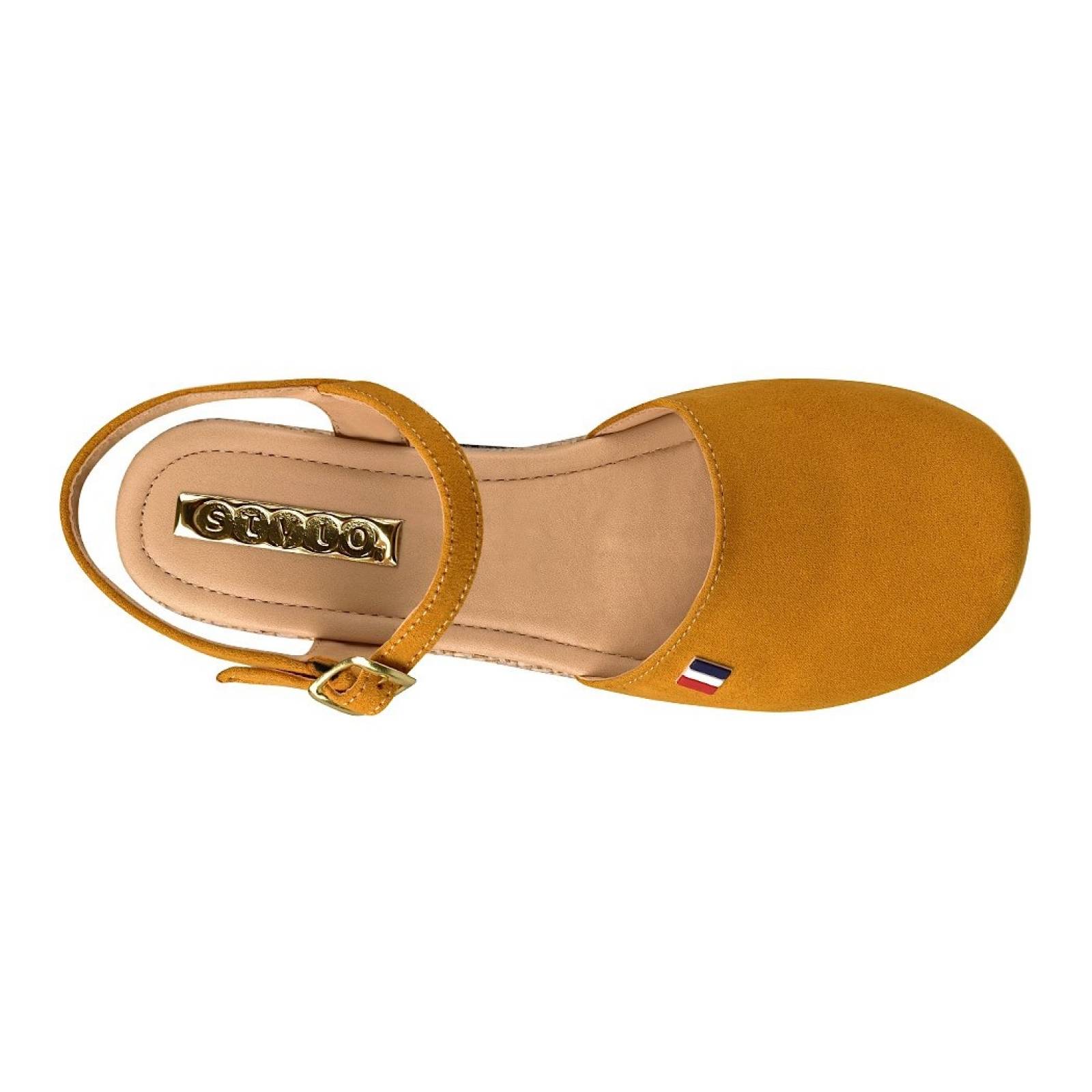 ZAPATOS CASUALES PARA DAMA STYLO 6007 MOSTAZA