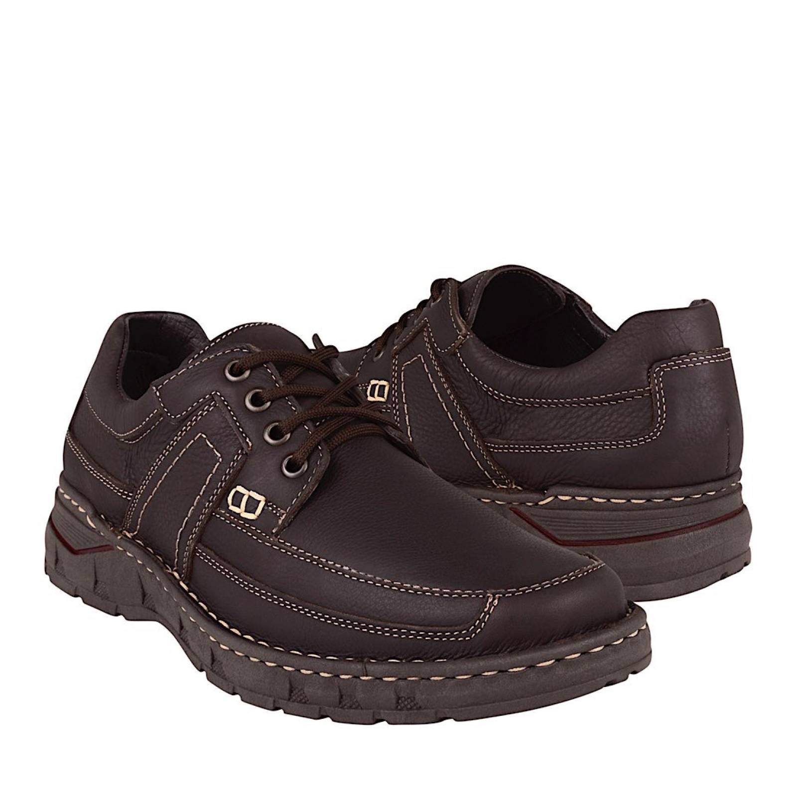 ZAPATOS CABALLERO LOBO SOLO 9085 PIEL CAFÉ