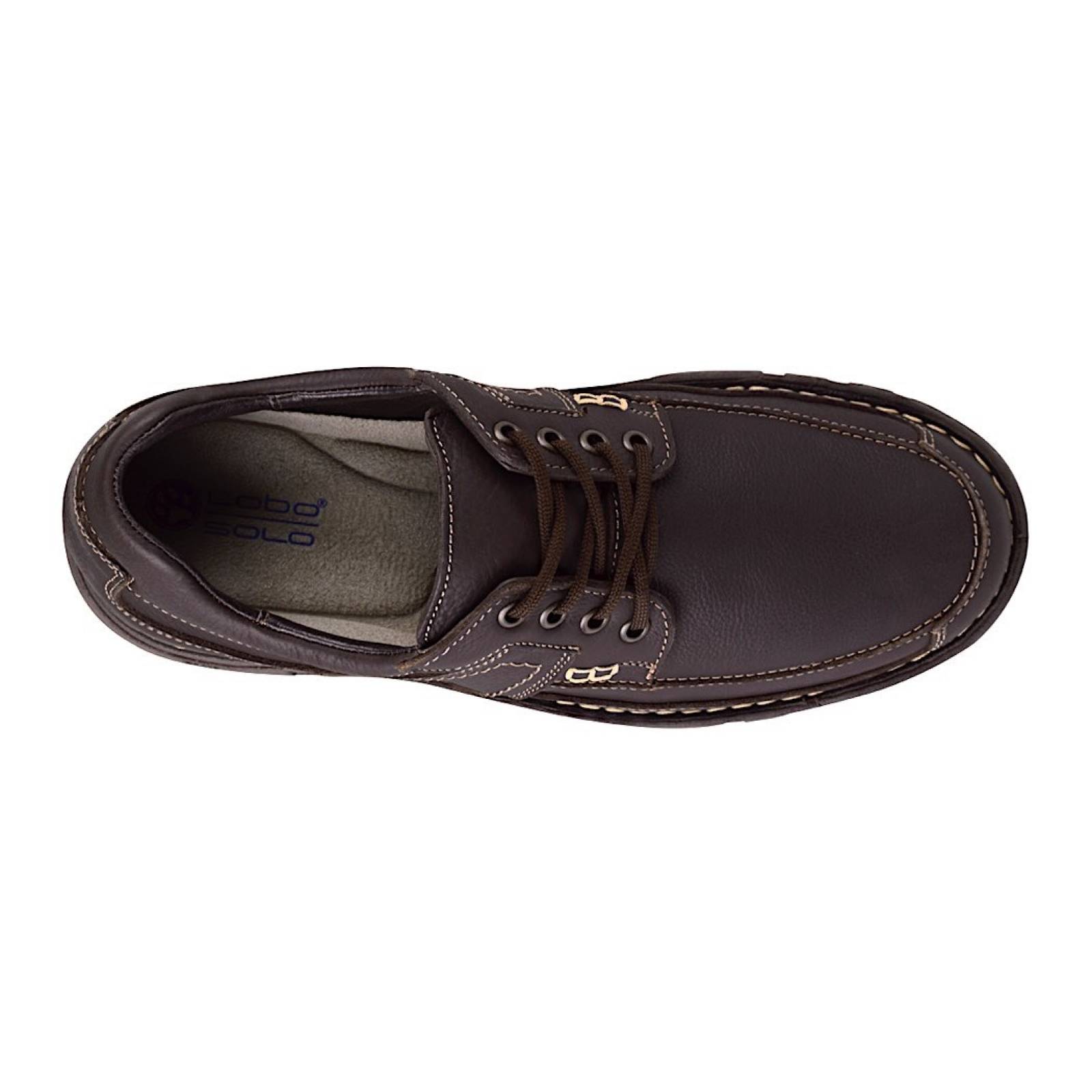 ZAPATOS CABALLERO LOBO SOLO 9085 PIEL CAFÉ