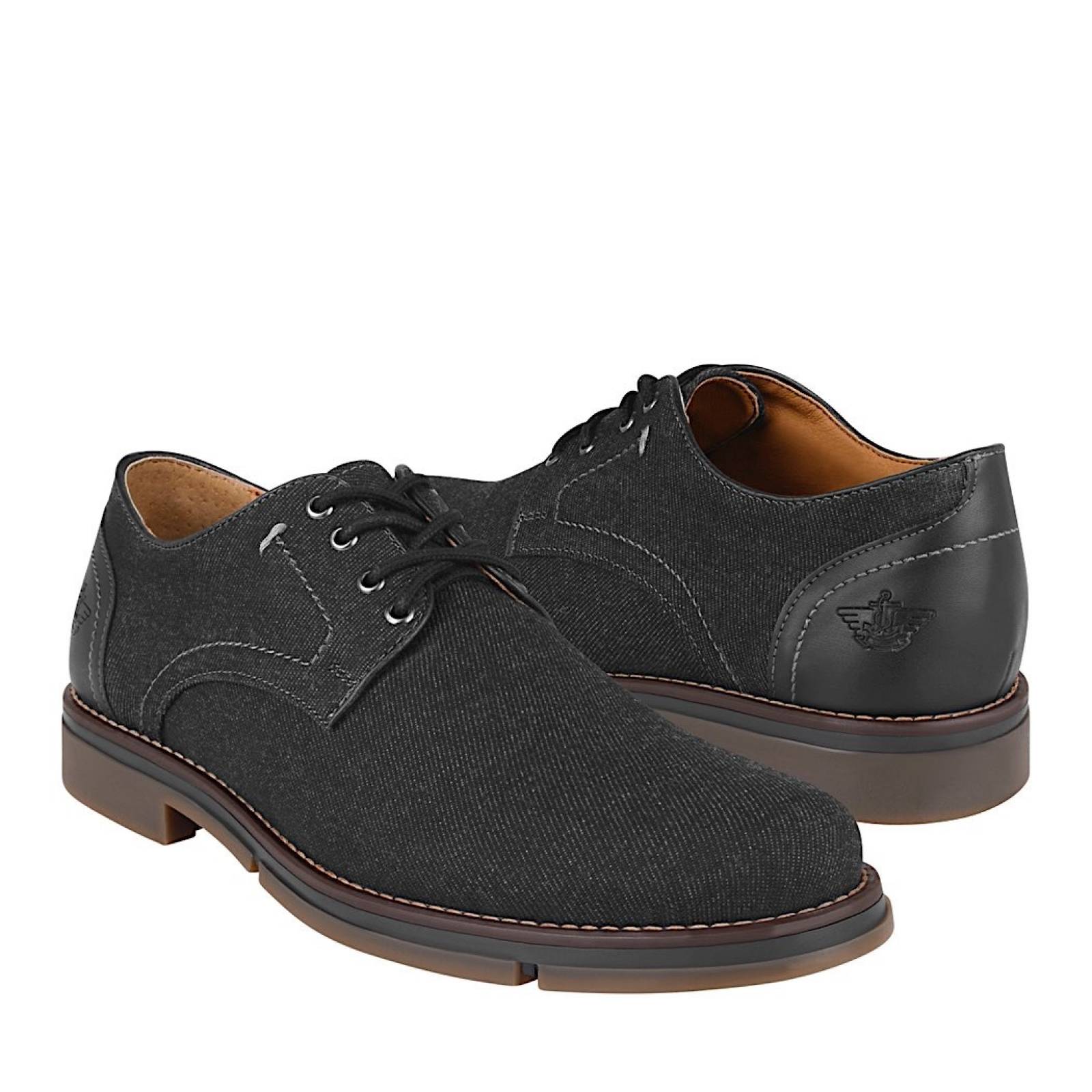 ZAPATOS CASUALES CABALLERO DOCKERS D211721 TEXTIL NEGRO