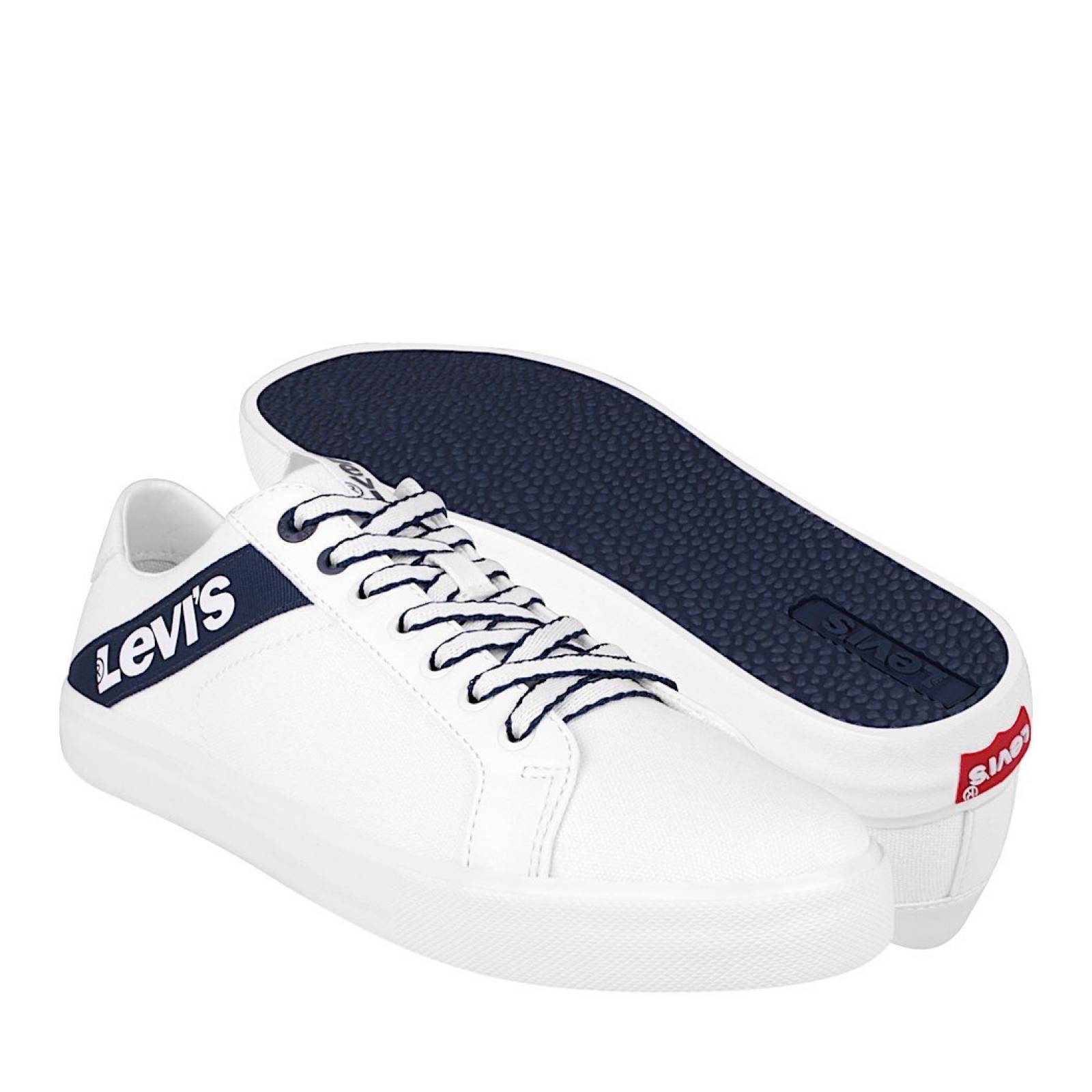 TENIS CASUALES CABALLERO LEVI´S 230667-51 TEXTIL BCO
