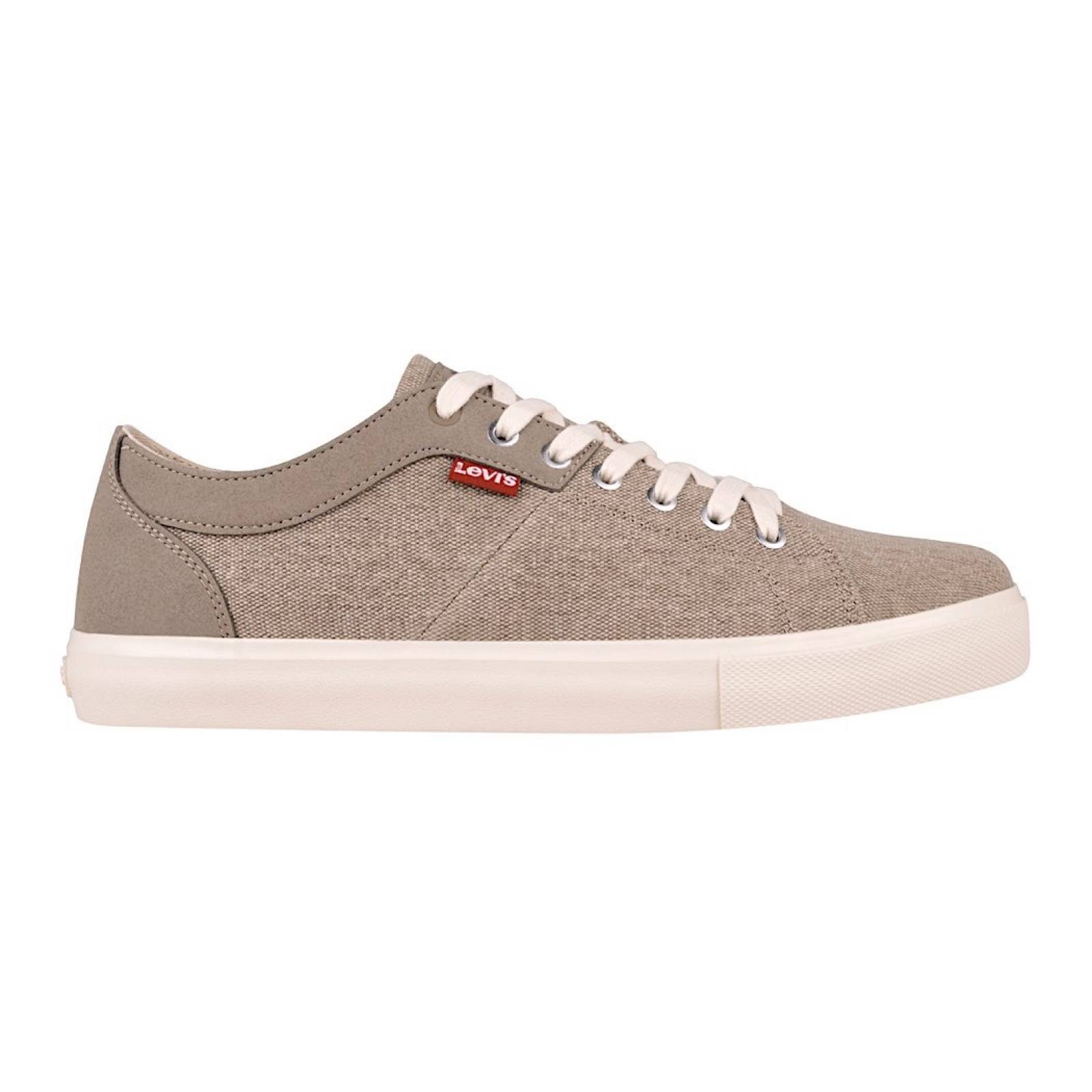 TENIS CASUALES CABALLERO LEVI´S 231571-27 TEXTIL BEIGE