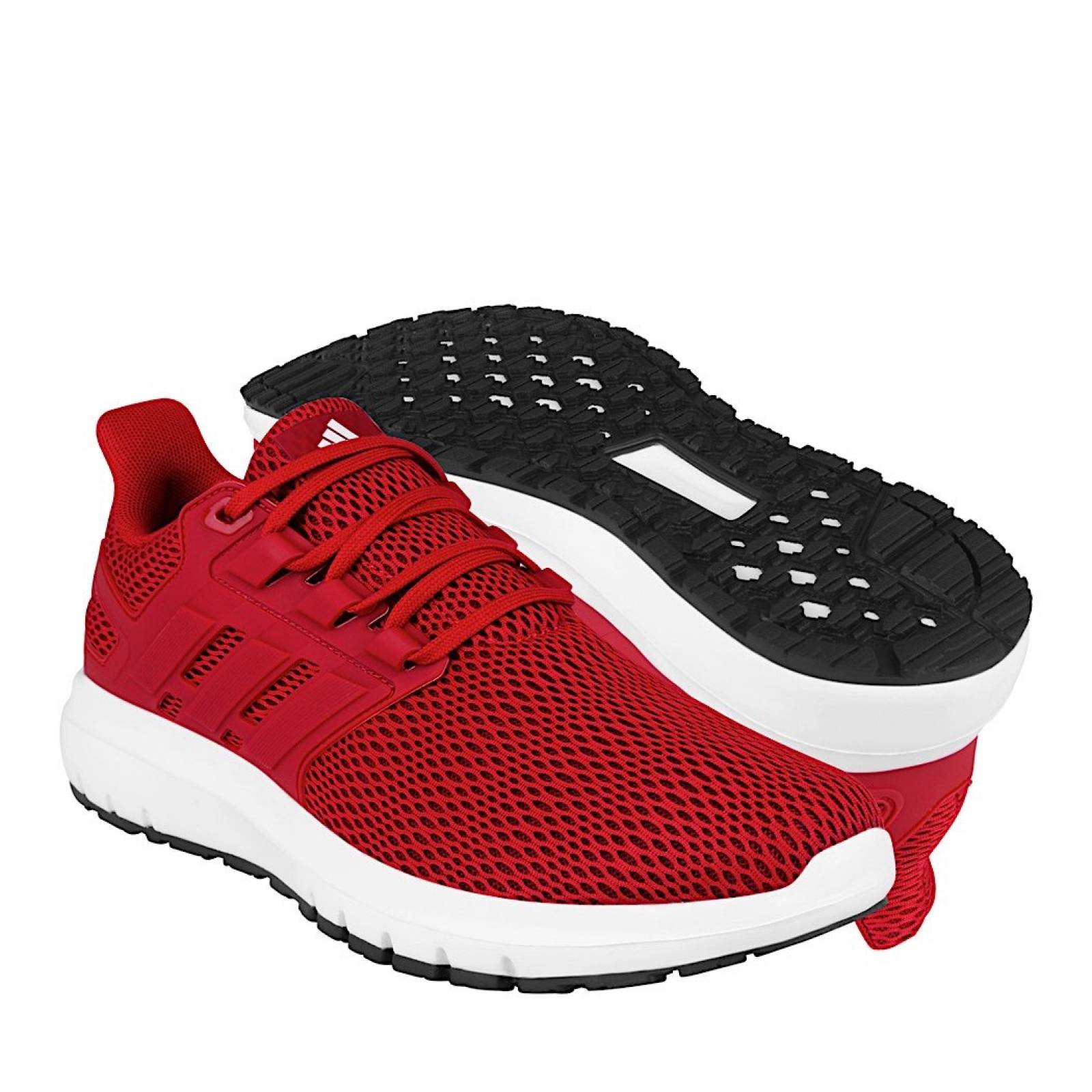 TENIS CORRER HOMBRE ADIDAS ULTIMASHOW FX3634  TEXTIL ROJO