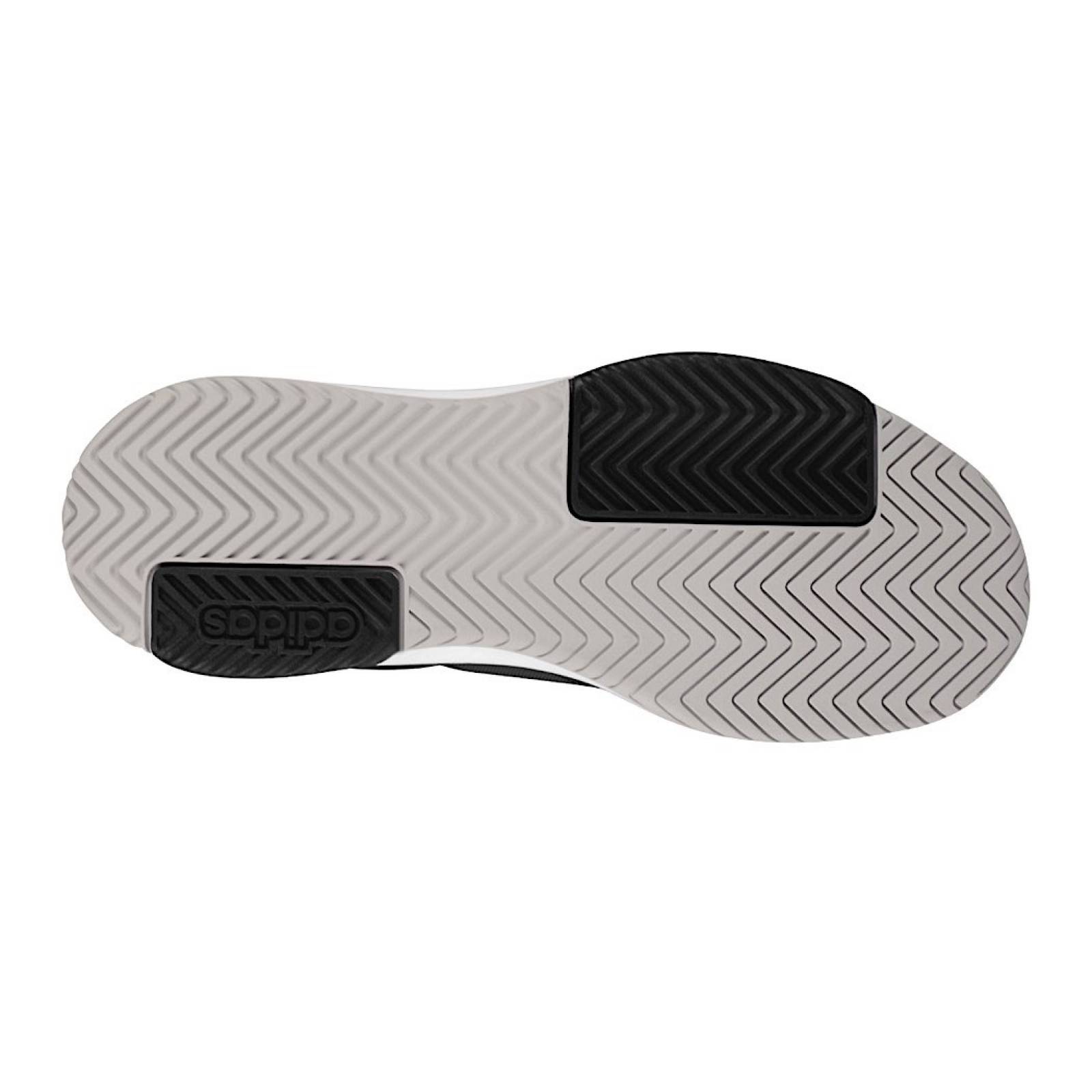 TENIS CABALLERO ADIDAS COURTSMASH F36717 PIEL NEGRO