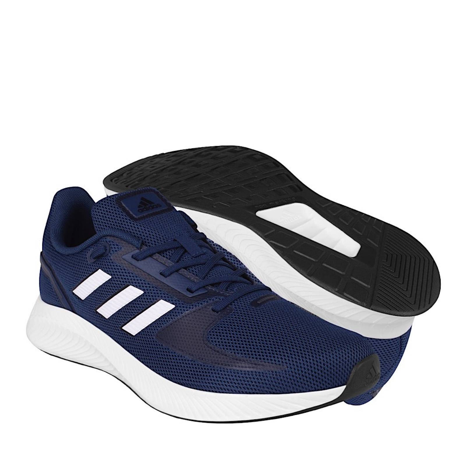 TENIS CORRER HOMBRE ADIDAS RUNFALCON GZ8077 TEXTIL AZUL