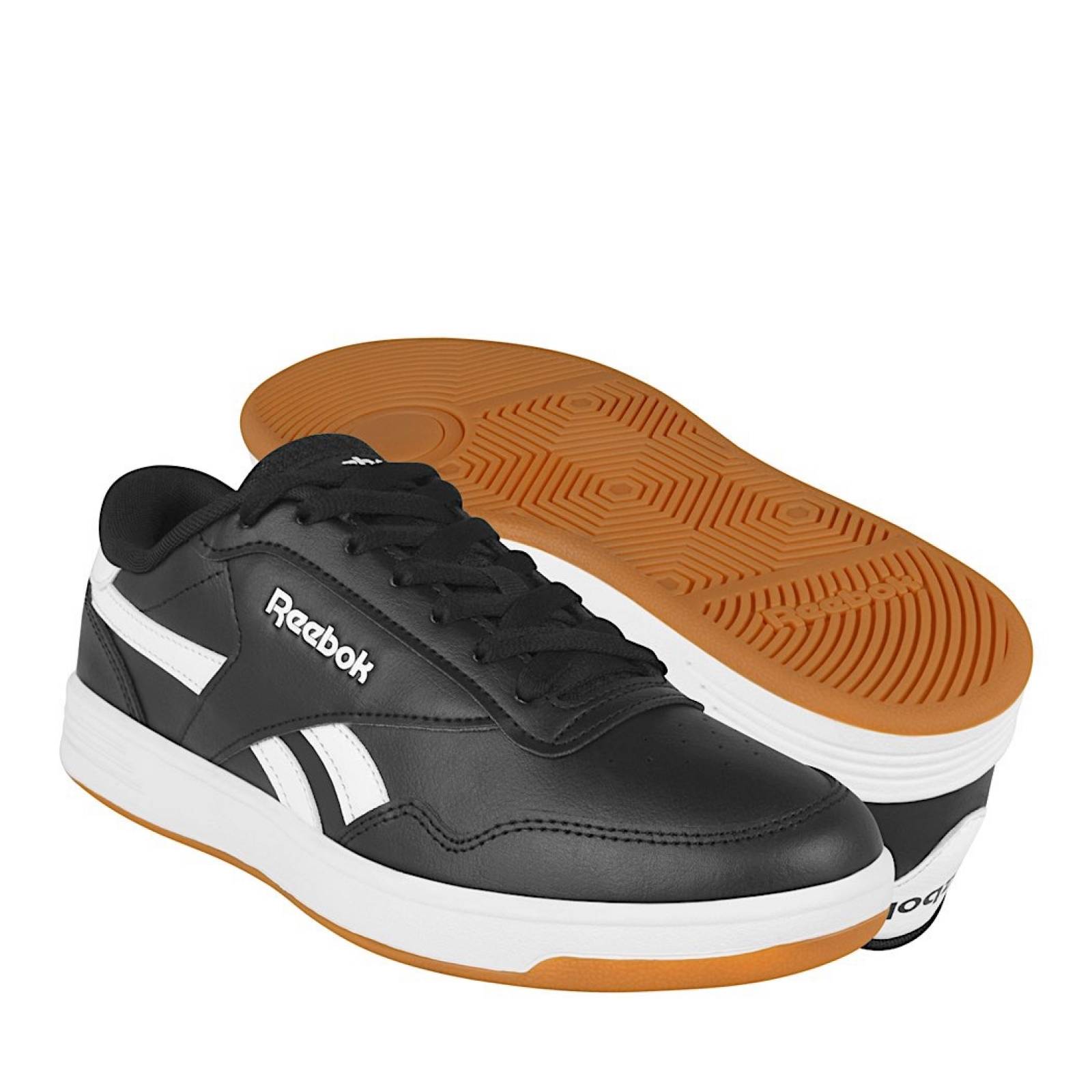 TENIS CABALLERO REEBOK ROYAL COMPLETE CN3195 PIEL NEGRO