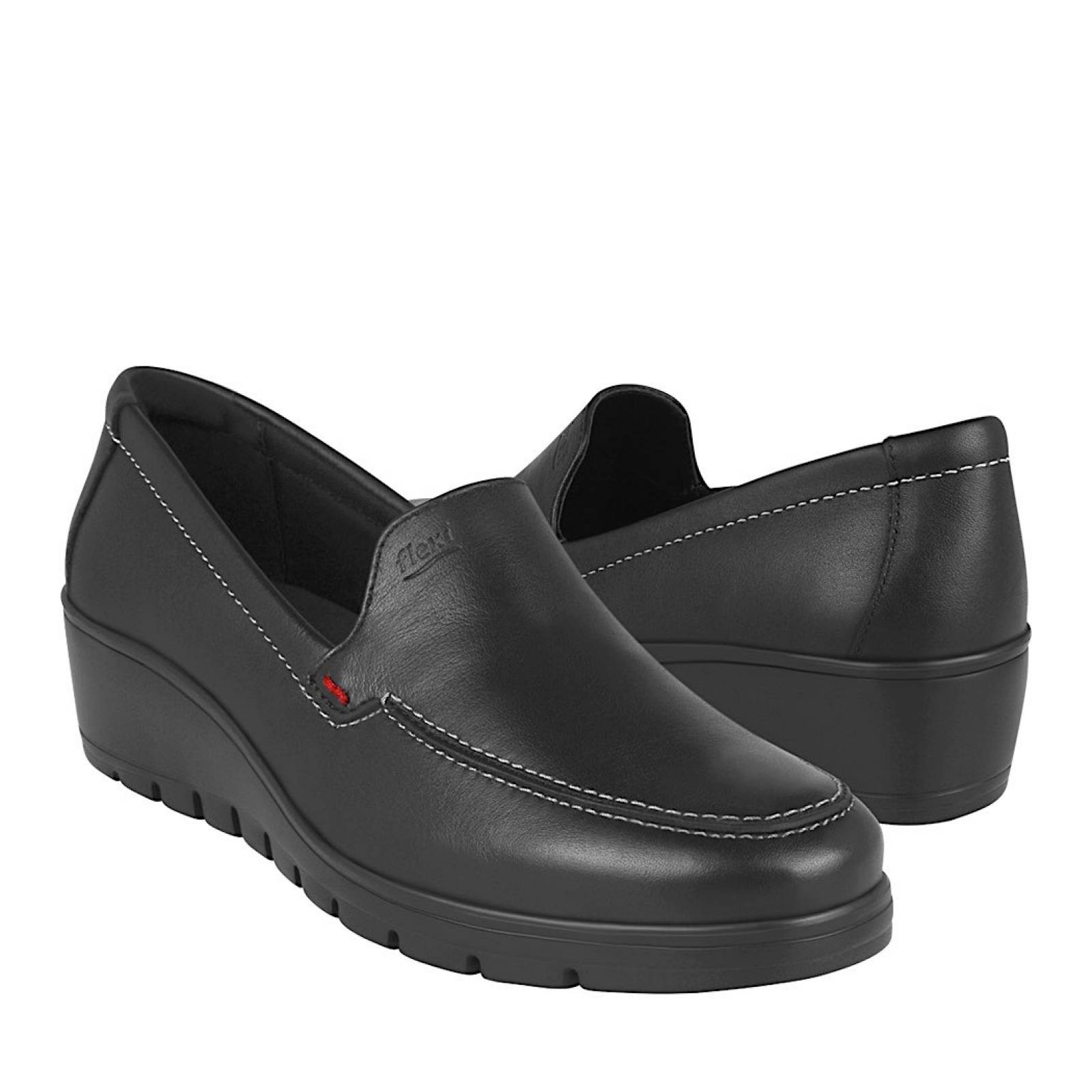 ZAPATOS DAMA FLEXI 104806 PIEL NEGRO
