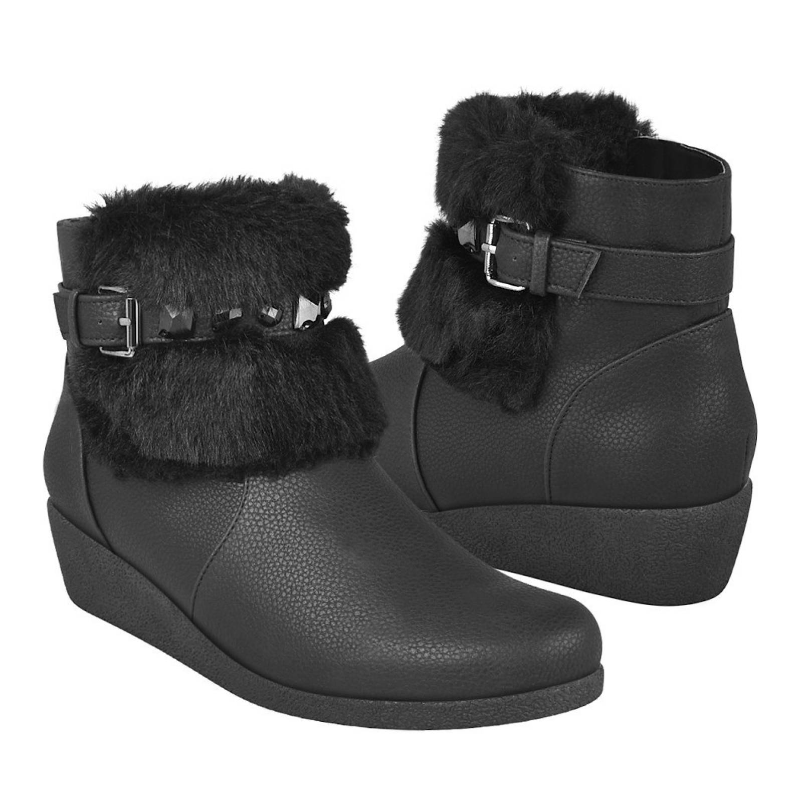 BOTAS CASUALES PARA DAMA CAPA DE OZONO 33814 SIMPIEL NEGRO