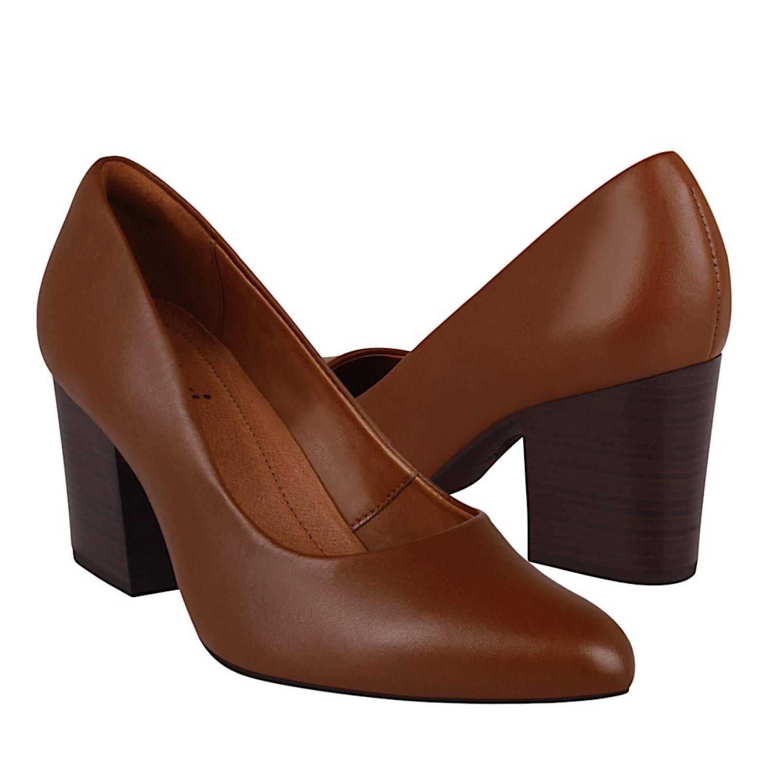 TACONES DAMA FLEXI 105901 PIEL CAFÉ