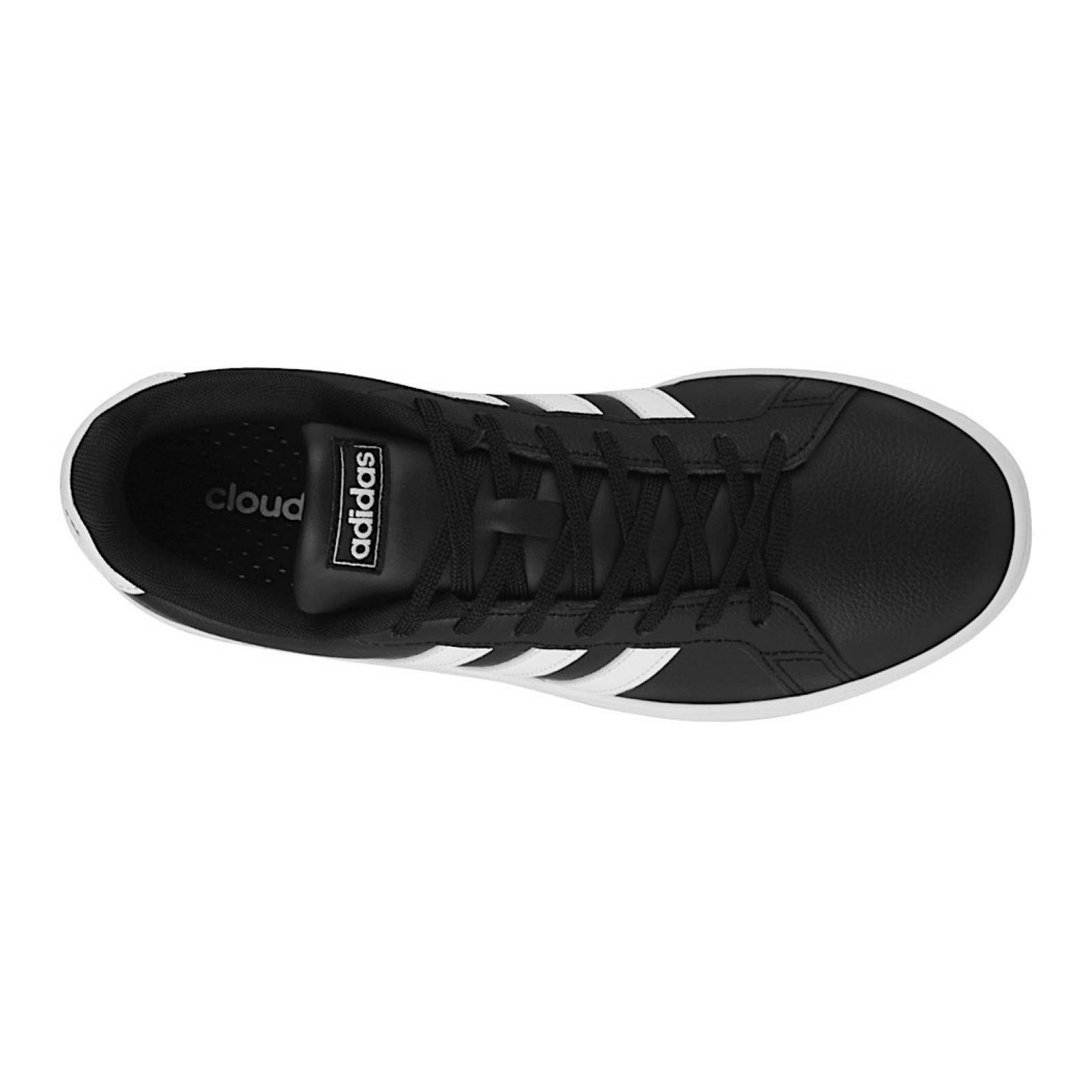 TENIS HOMBRE ADIDAS GRAND COURT F36393 PIEL NEGRO
