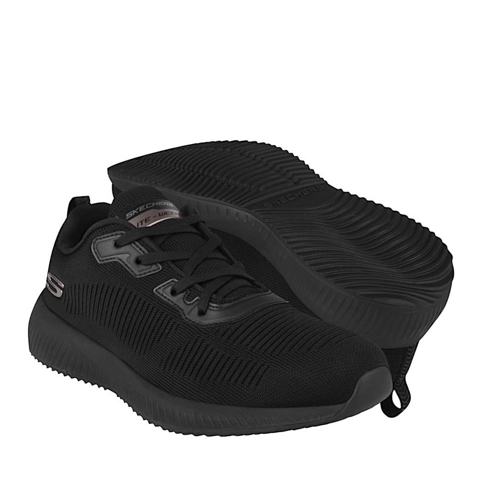 TENIS SKECHERS CABALLERO 232290BBK TEXTIL NEGRO