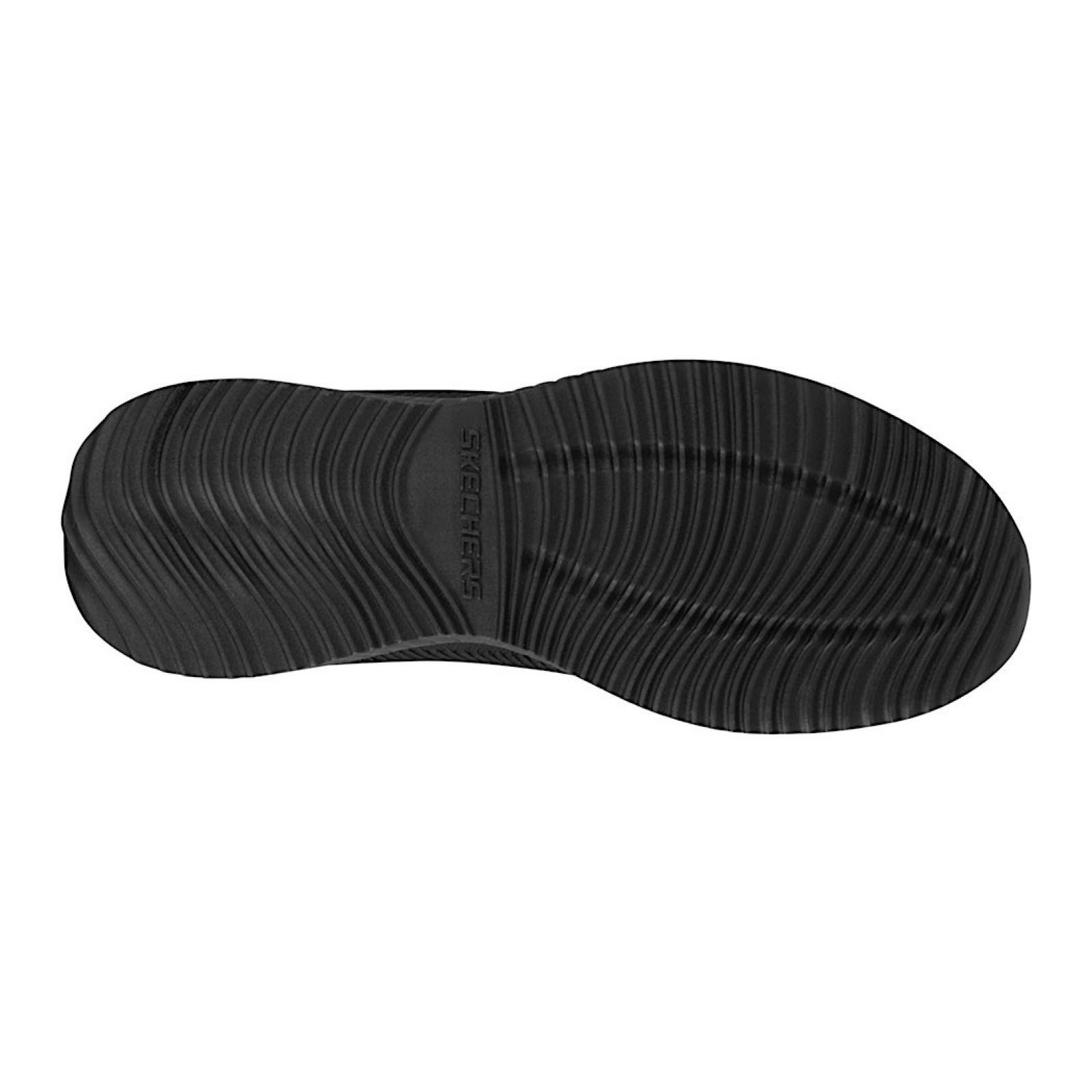 TENIS SKECHERS CABALLERO 232290BBK TEXTIL NEGRO