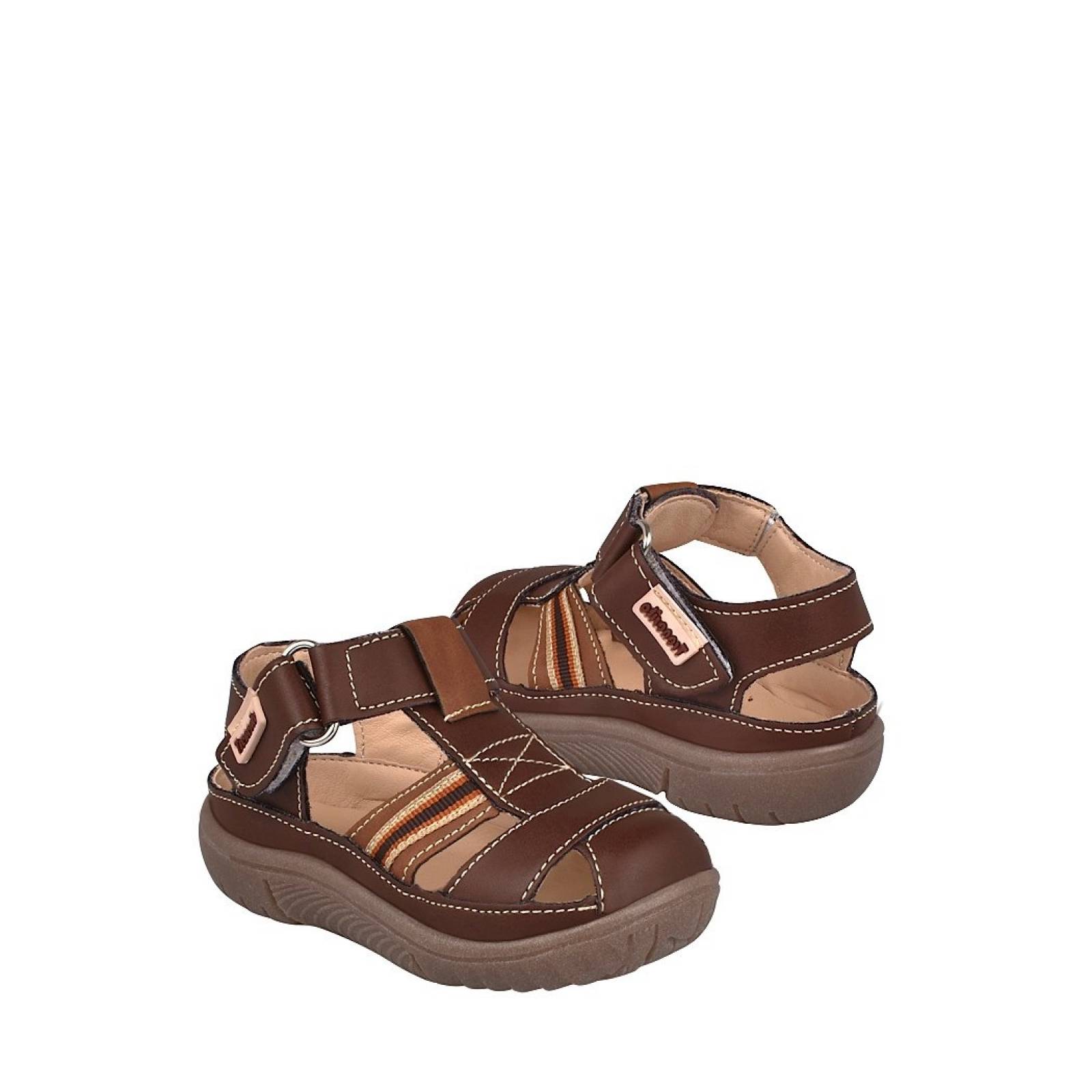 HUARACHES PARA NIÑO STYLO 274 CAFÉ