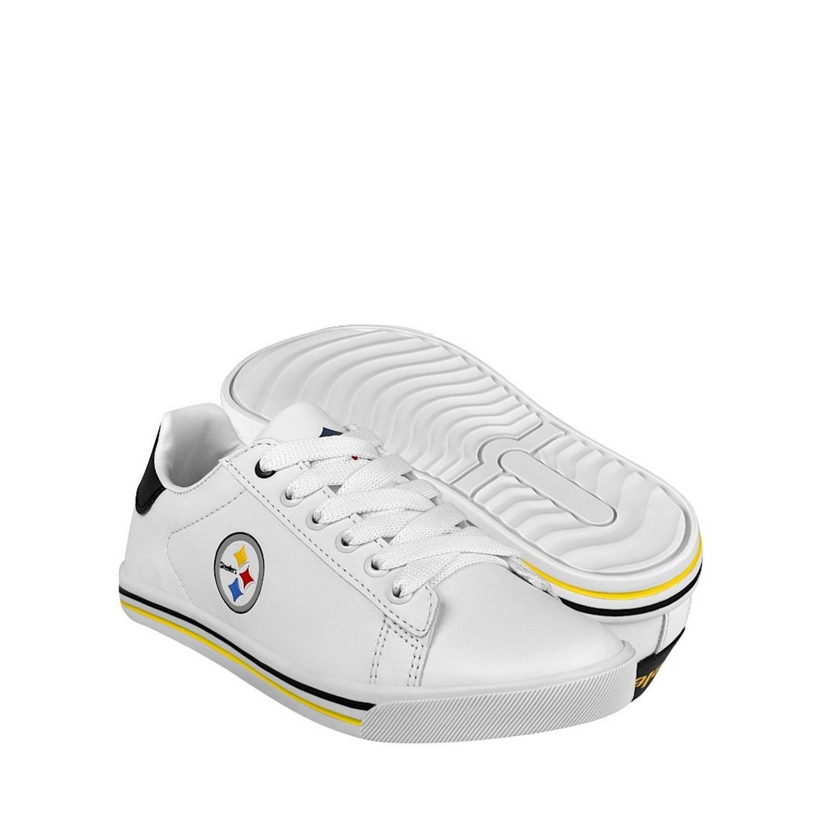 TENIS CASUALES PARA NIÑO NFL 321263 BLANCO