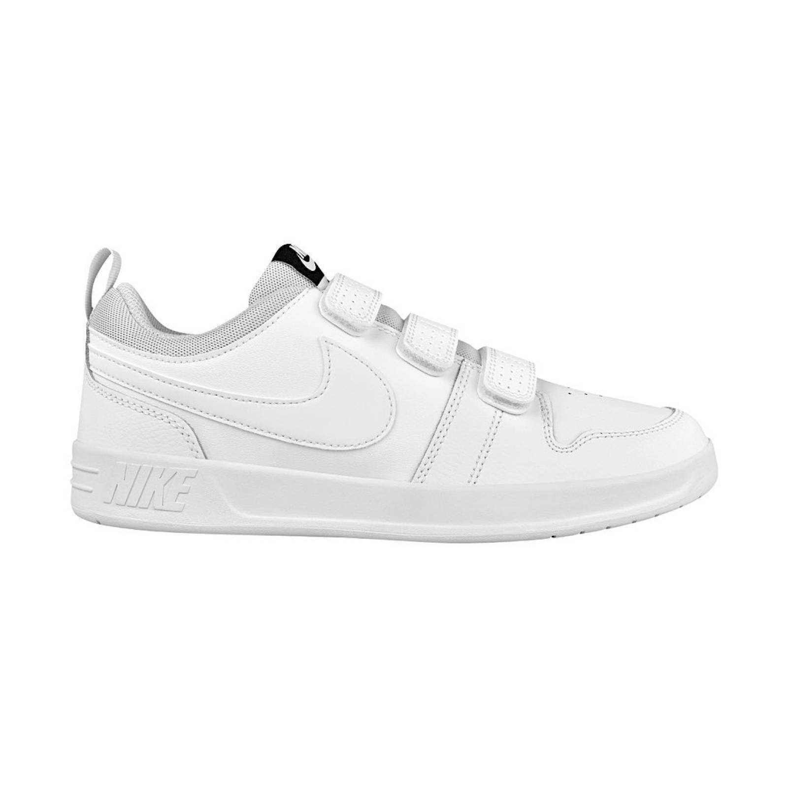 TENIS CASUALES PARA JOVEN NIKE PICO 5 CJ7199100 PIEL BLANCO