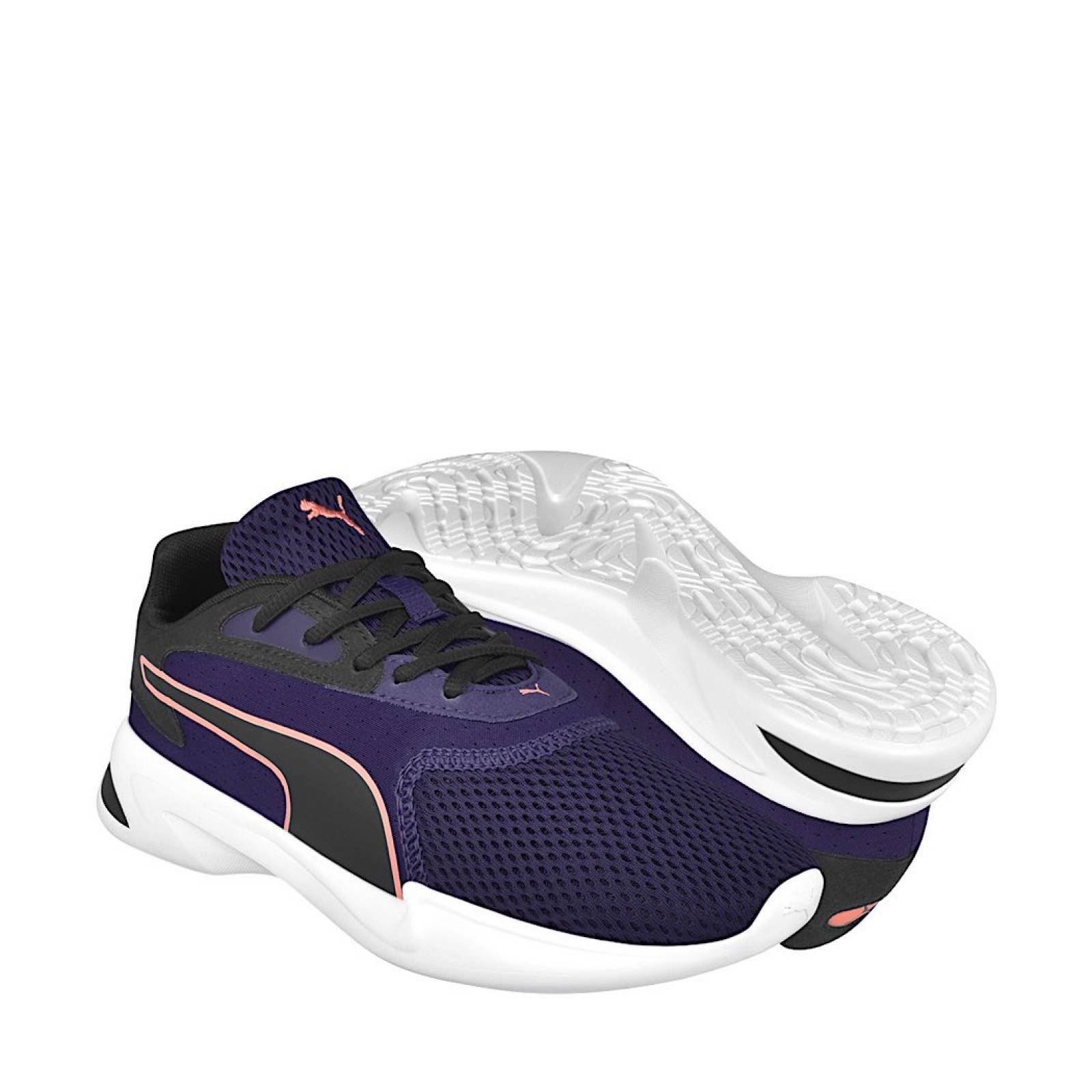 TENIS CORRER JOVEN PUMA JARO 19341805 TEXTIL AZUL