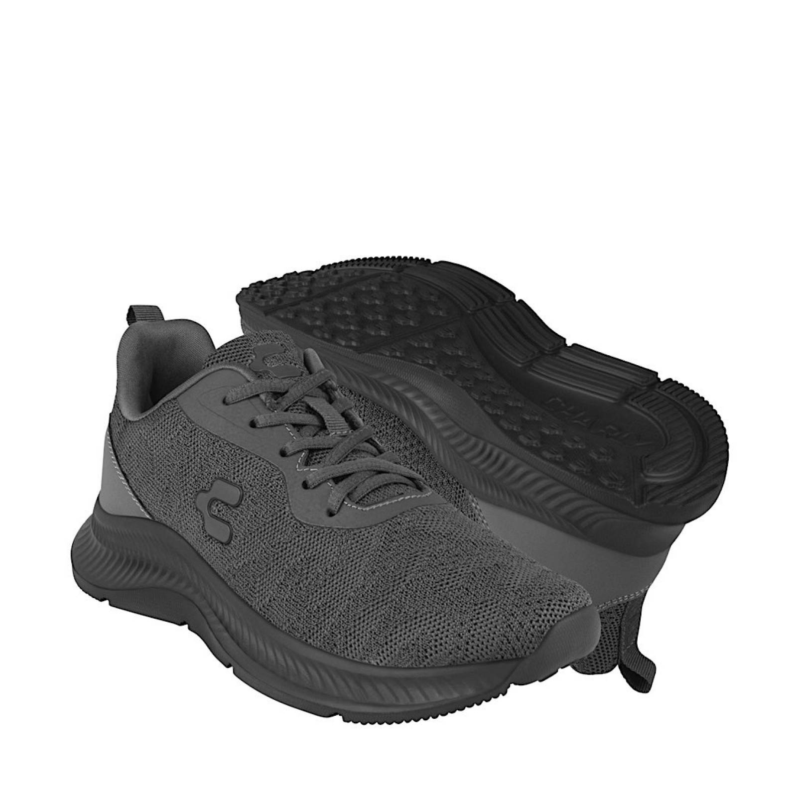TENIS CHARLY JOVEN 1086203004 TEXTIL GRIS