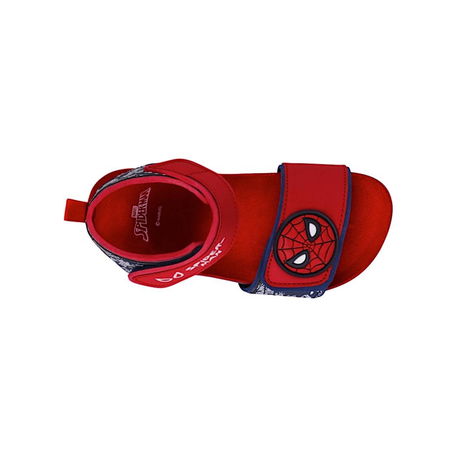 SANDALIAS NIÑO SPIDER MAN 17725 SIMIPIEL ROJO