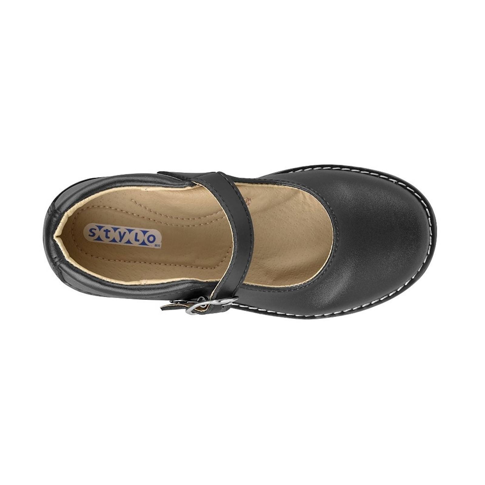 ZAPATOS ESCOLARES PARA NIÑA STYLO 17807 NEGRO