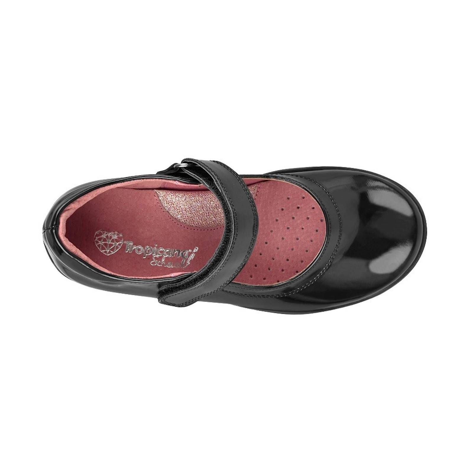 ZAPATOS ESCOLARES PARA NIÑA TROPICANA 74012 NEGRO