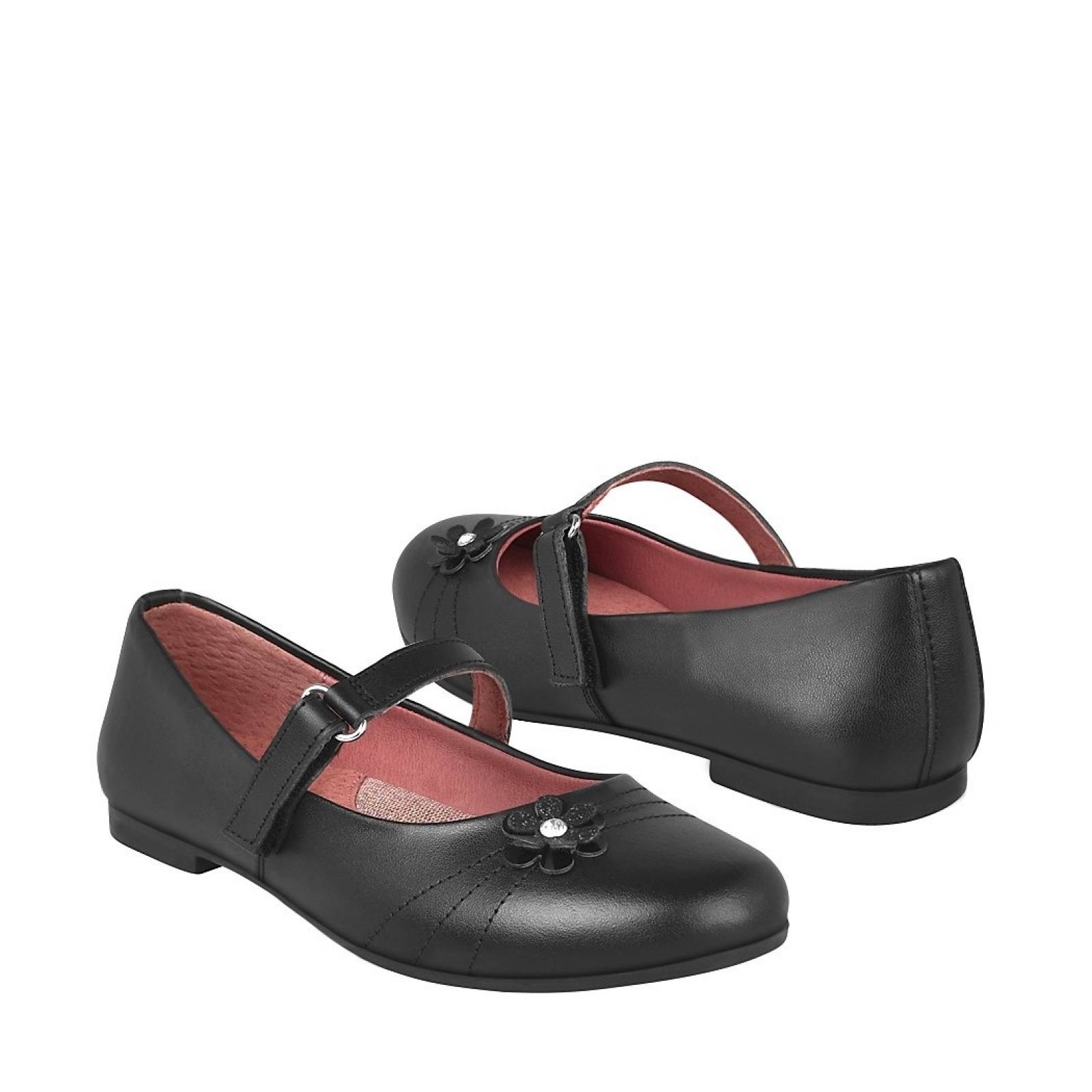 ZAPATOS ESCOLARES PARA NIÑA TROPICANA 97487 NEGRO