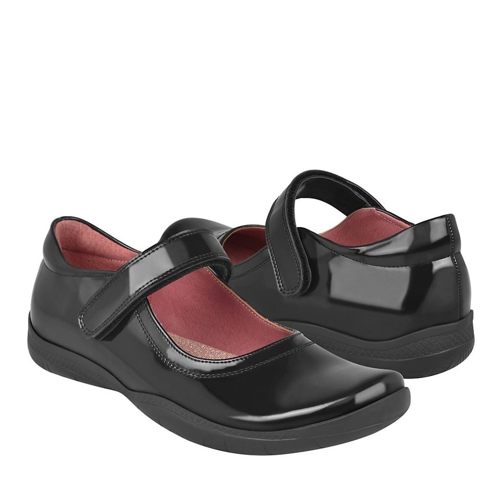 ZAPATOS ESCOLARES PARA NIÑA TROPICANA 74012 NEGRO