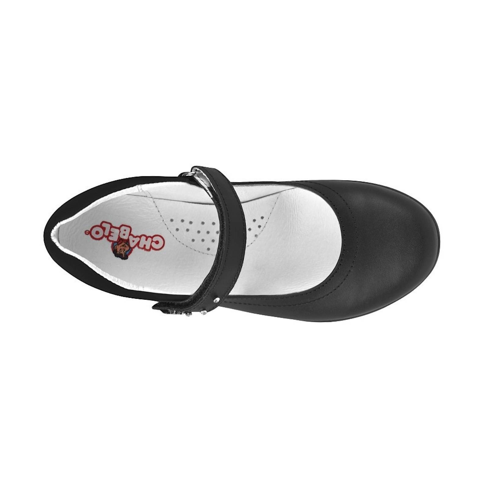 ZAPATO ESCOLAR PARA NIÑA CALZADO CHABELO 81201-3-A NEGRO