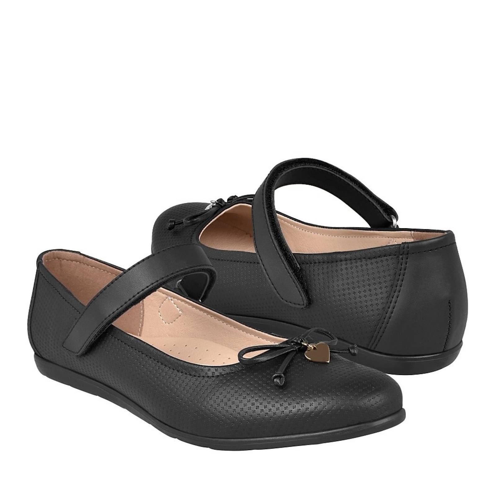 ZAPATOS ESCOLARES PARA NIÑA NICK AND WICK 4161 NEGRO