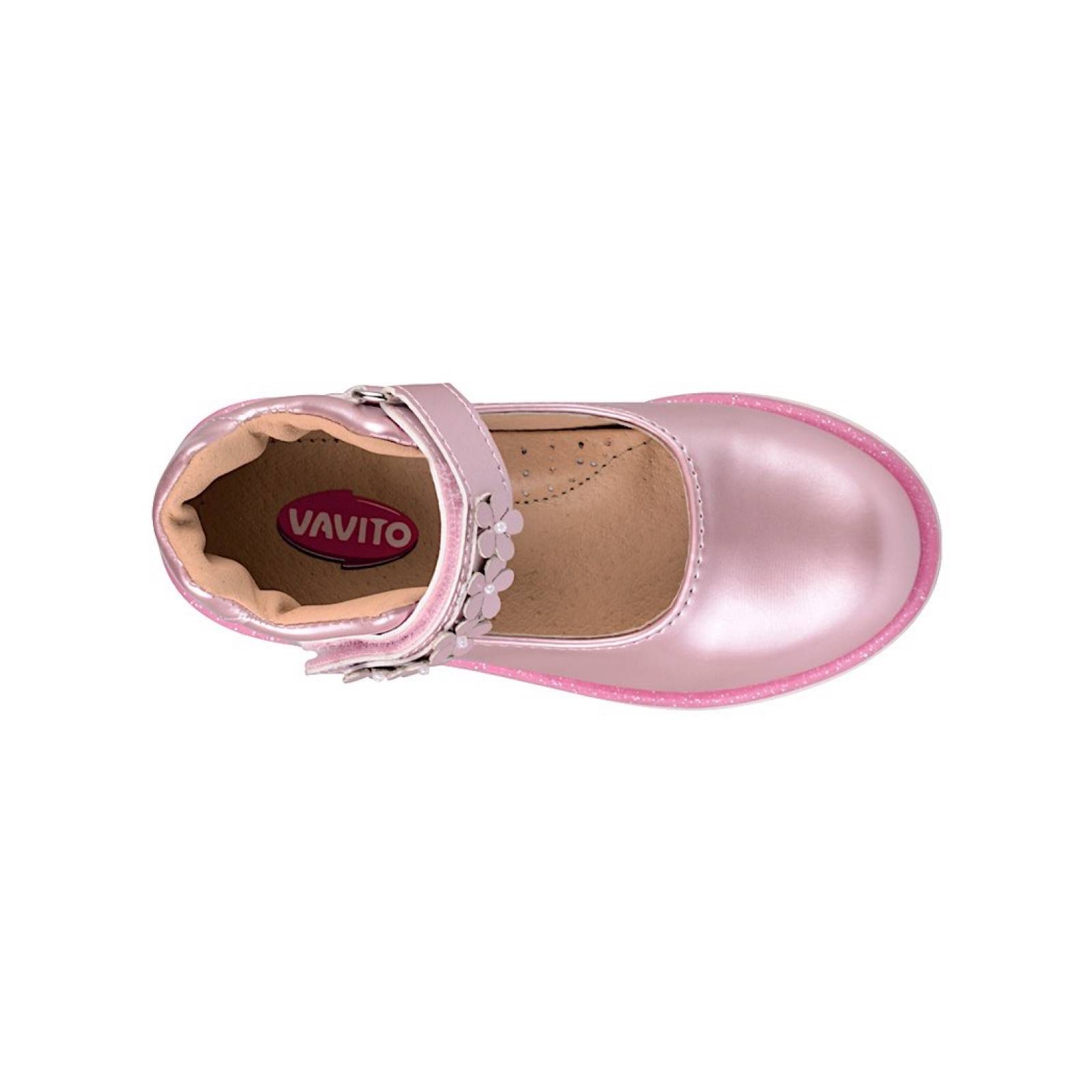 ZAPATOS CASUALES PARA NIÑA VAVITO CHAROL V6008 ROSA