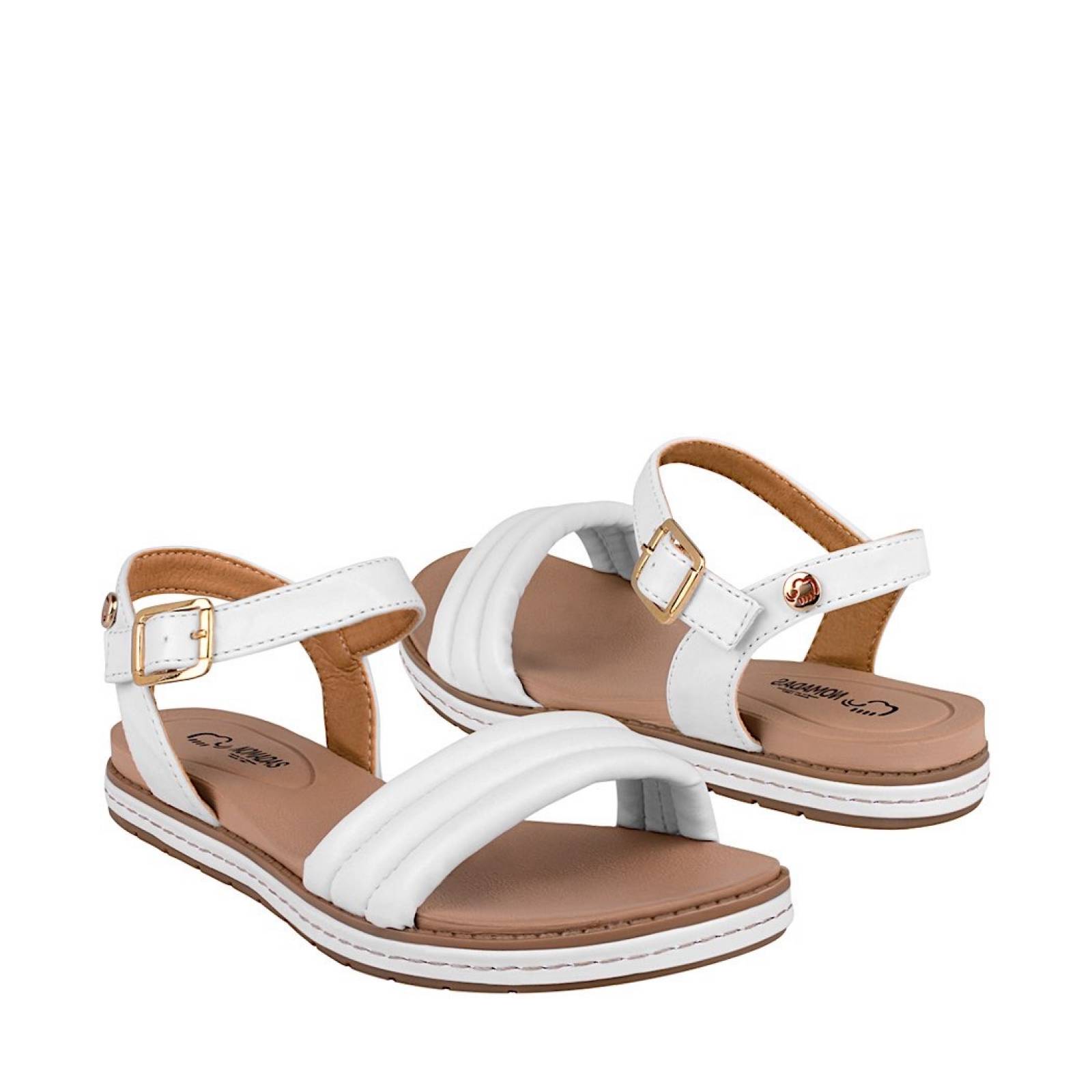 SANDALIAS NIÑA NOMADAS 26008 SIMIPIEL BLANCO