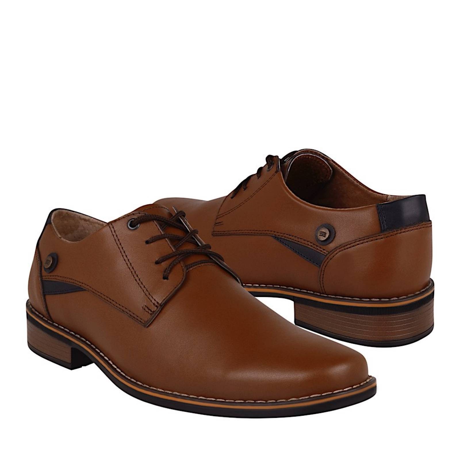 ZAPATOS CABALLERO STYLO 8521 PIEL CAF