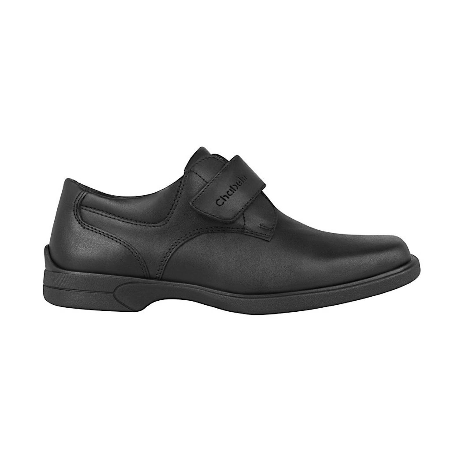 ZAPATOS NIÑO CHABELO C21-A PIEL NEGRO