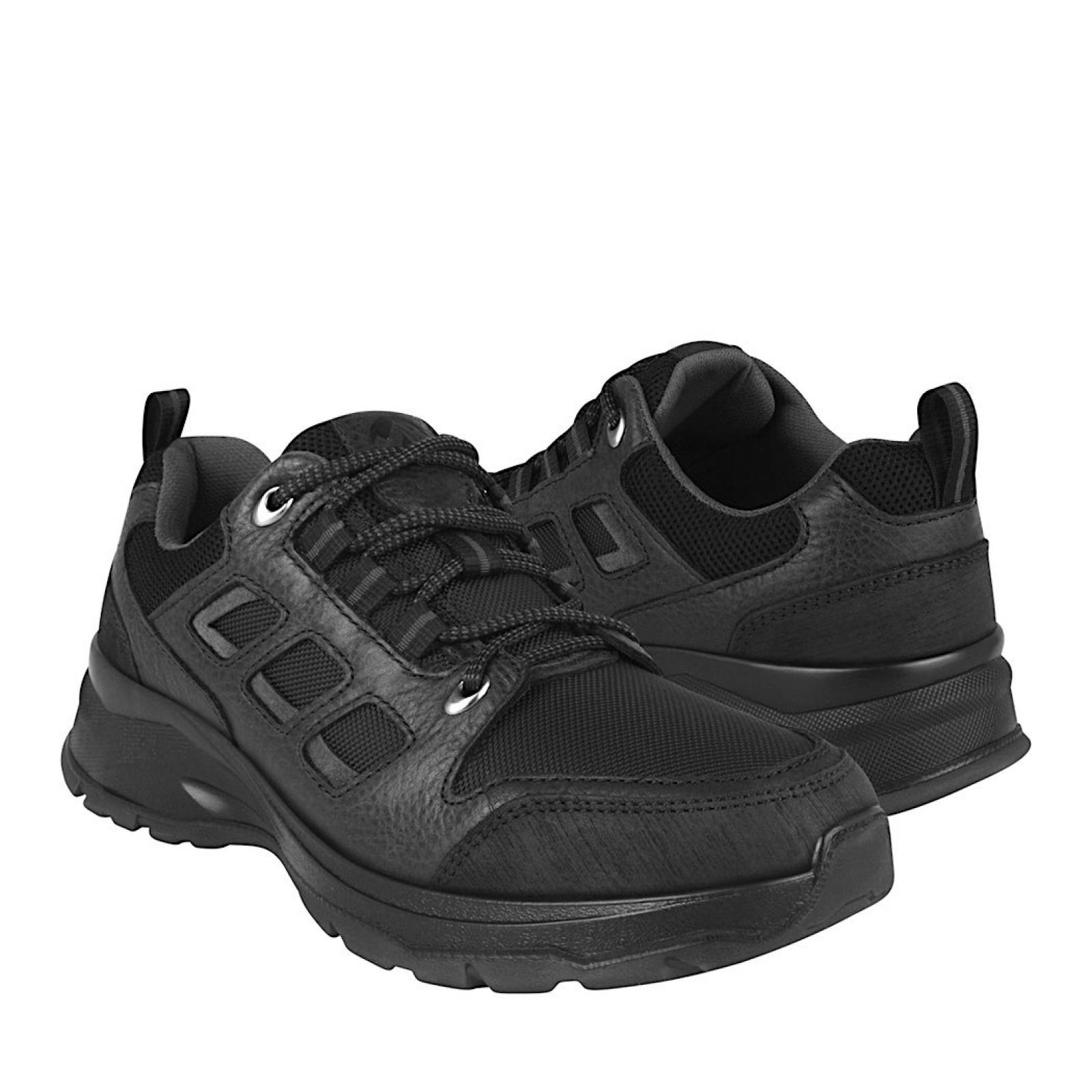 ZAPATOS CASUALES CABALLERO FLEXI 409103 PIEL NEGRO