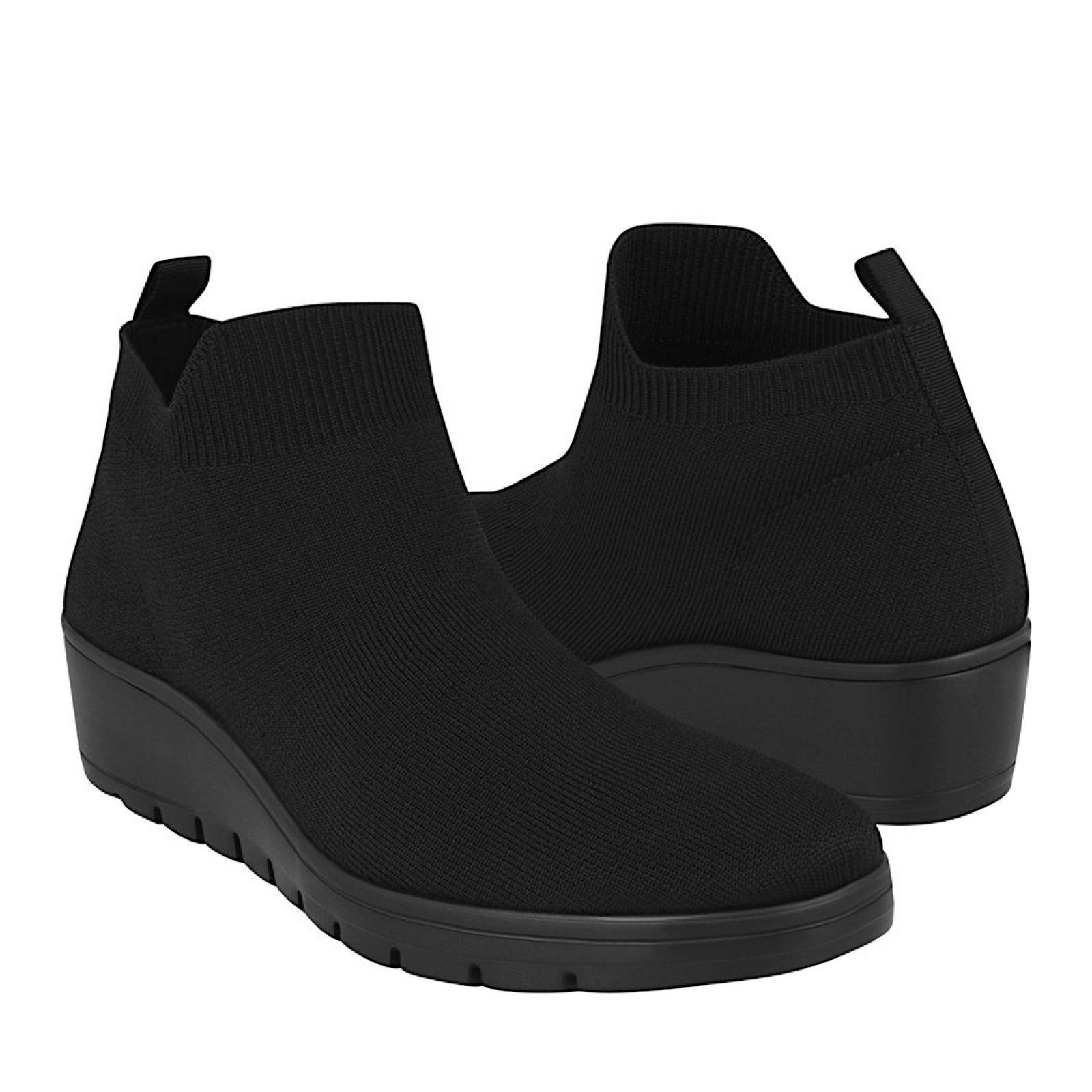 BOTINES DAMA FLEXI 104810 TEXTIL NEGRO