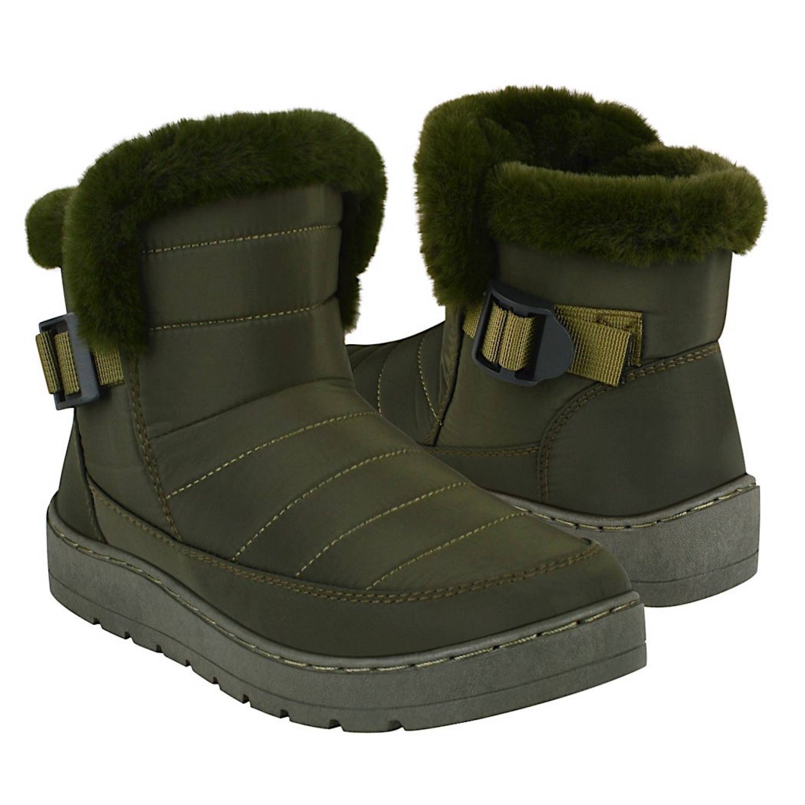 BOTINES DE INVIERNO PARA DAMA FUROR 19940 TEXTIL VERDE