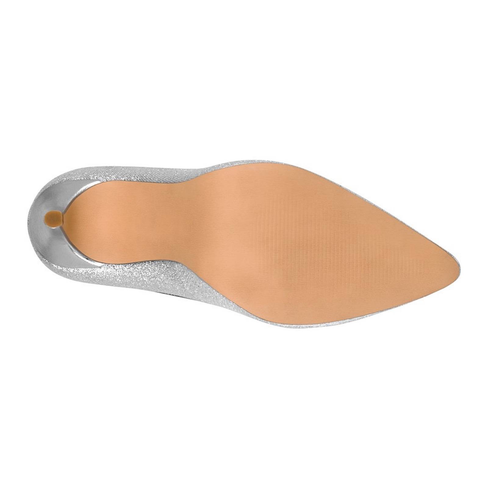 TACONES DE FIESTA DAMA PERUGIA 11164 GLITTER PLATA