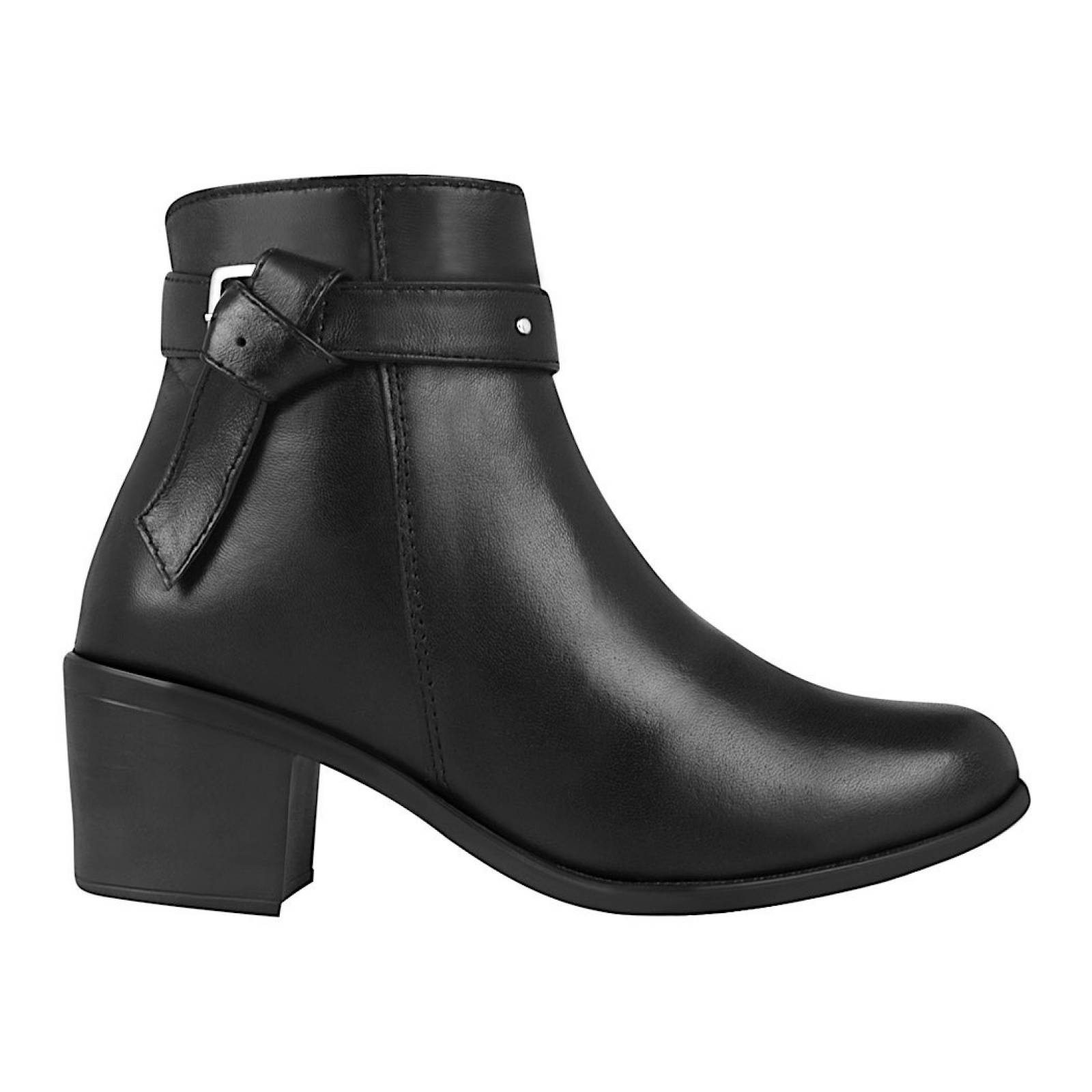 BOTINES DAMA STYLO PIEL 284 PIEL NEGRO