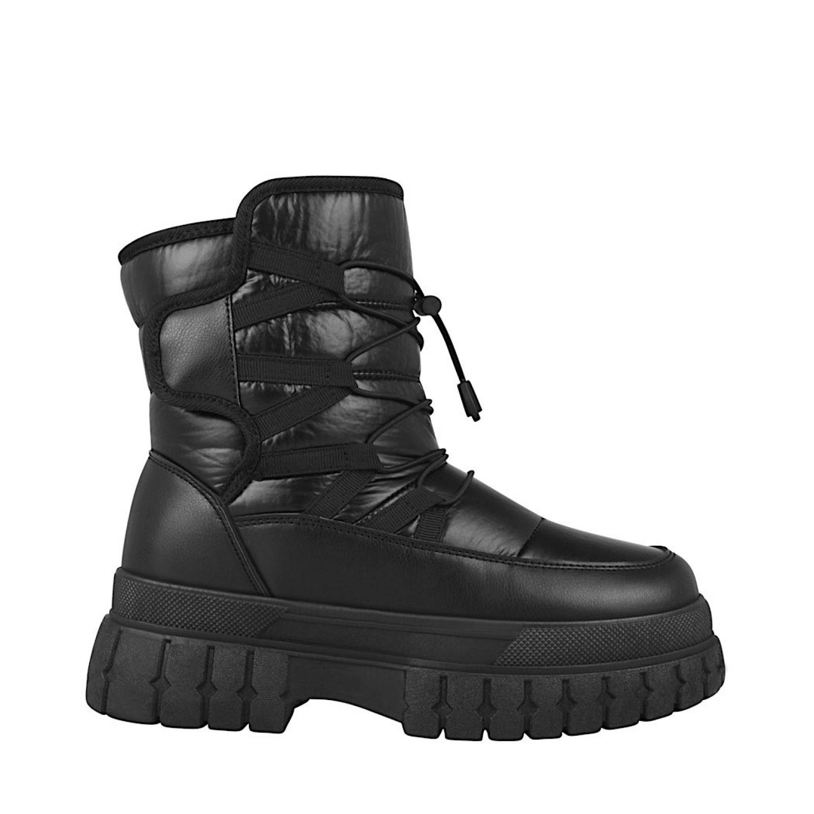 BOTAS INVIERNO DAMA VIA URBANA PW2196031 TEXTIL NEGRO