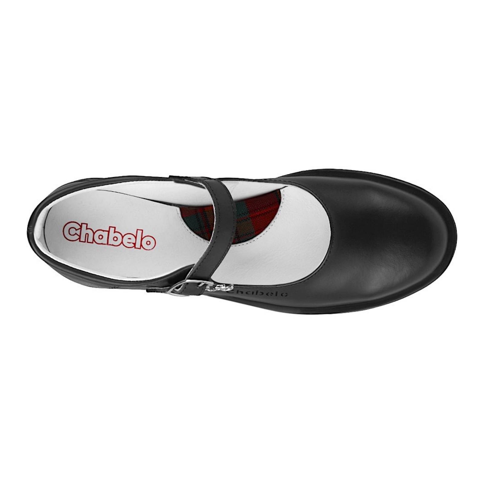 ZAPATOS ESCOLARES NIÑA C254-A PIEL NEGRO