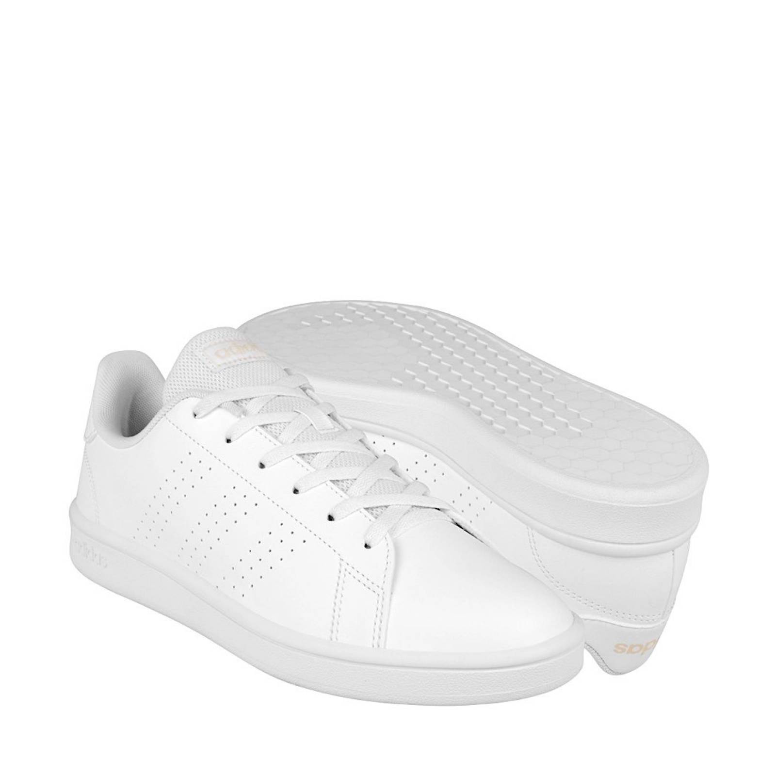 TENIS DAMA ADIDAS ADVANTAGE GW7105 SIMIPIEL BLANCO
