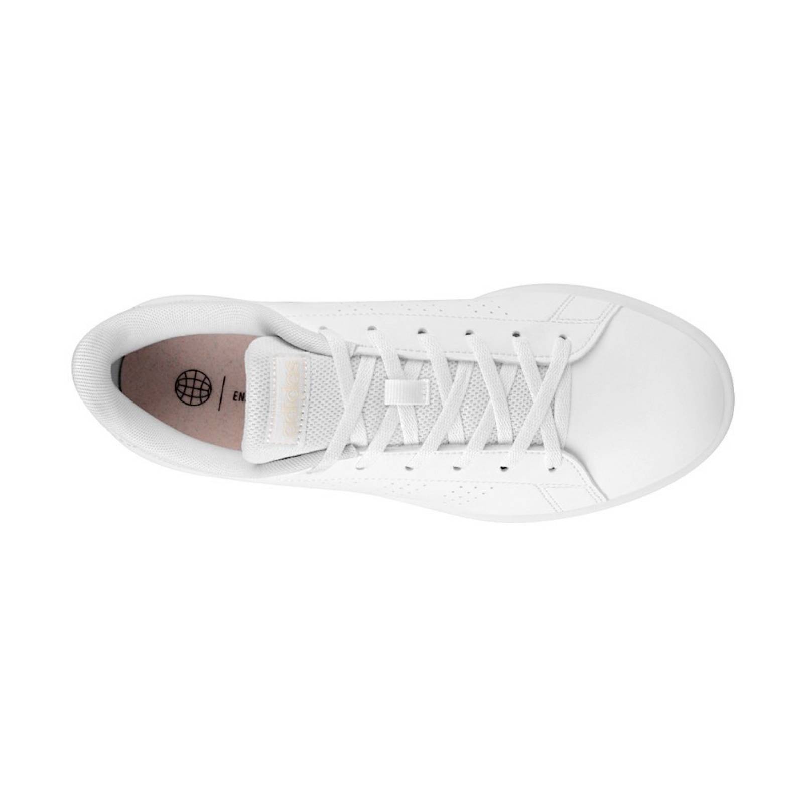 TENIS DAMA ADIDAS ADVANTAGE GW7105 SIMIPIEL BLANCO