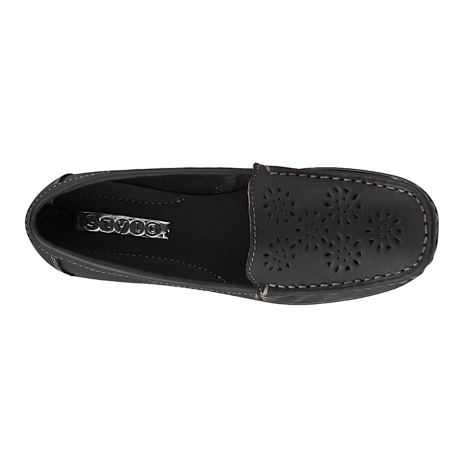 MOCASINES DAMA 902 STYLO PIEL NEGRO