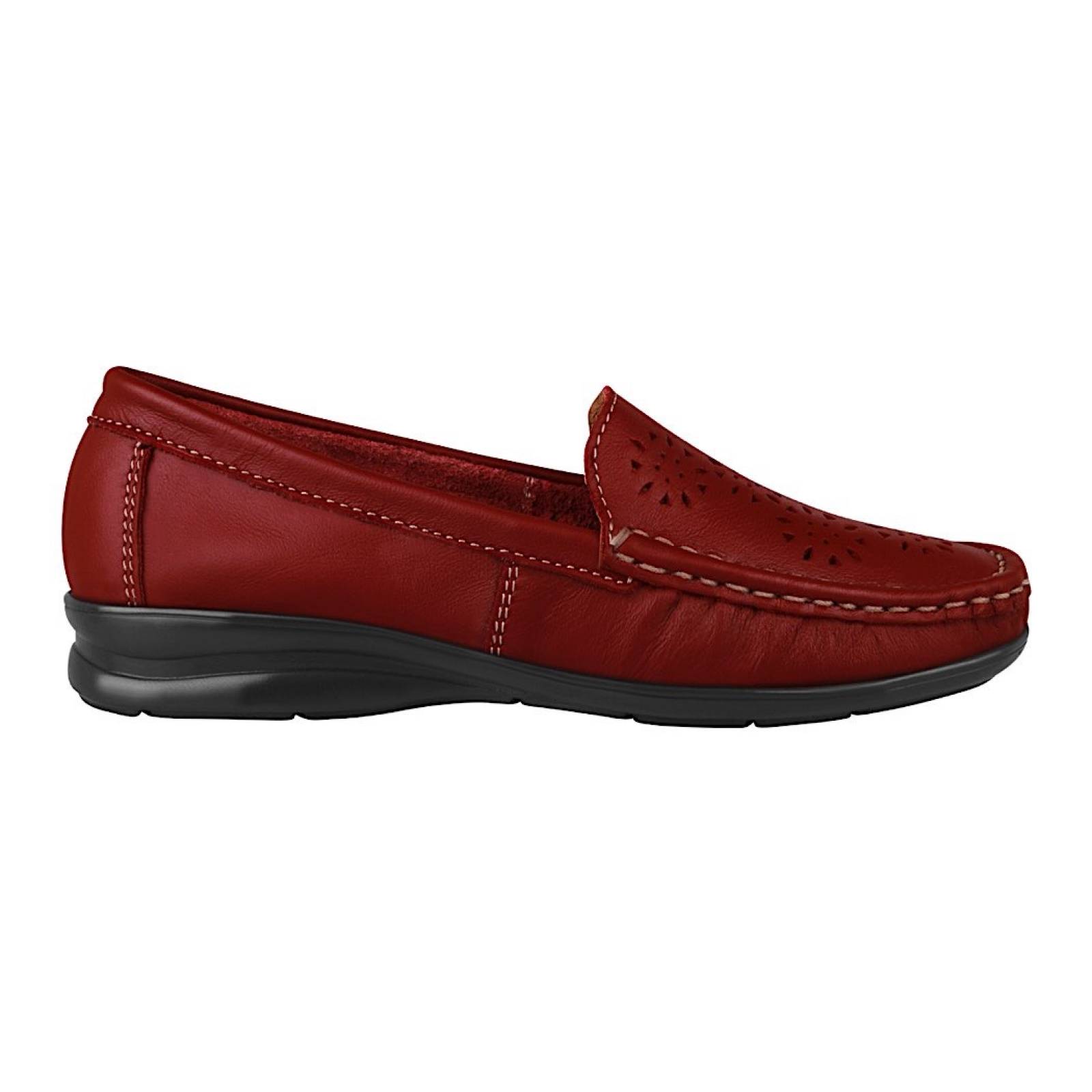 MOCASINES DAMA 902 STYLO PIEL NEGRO