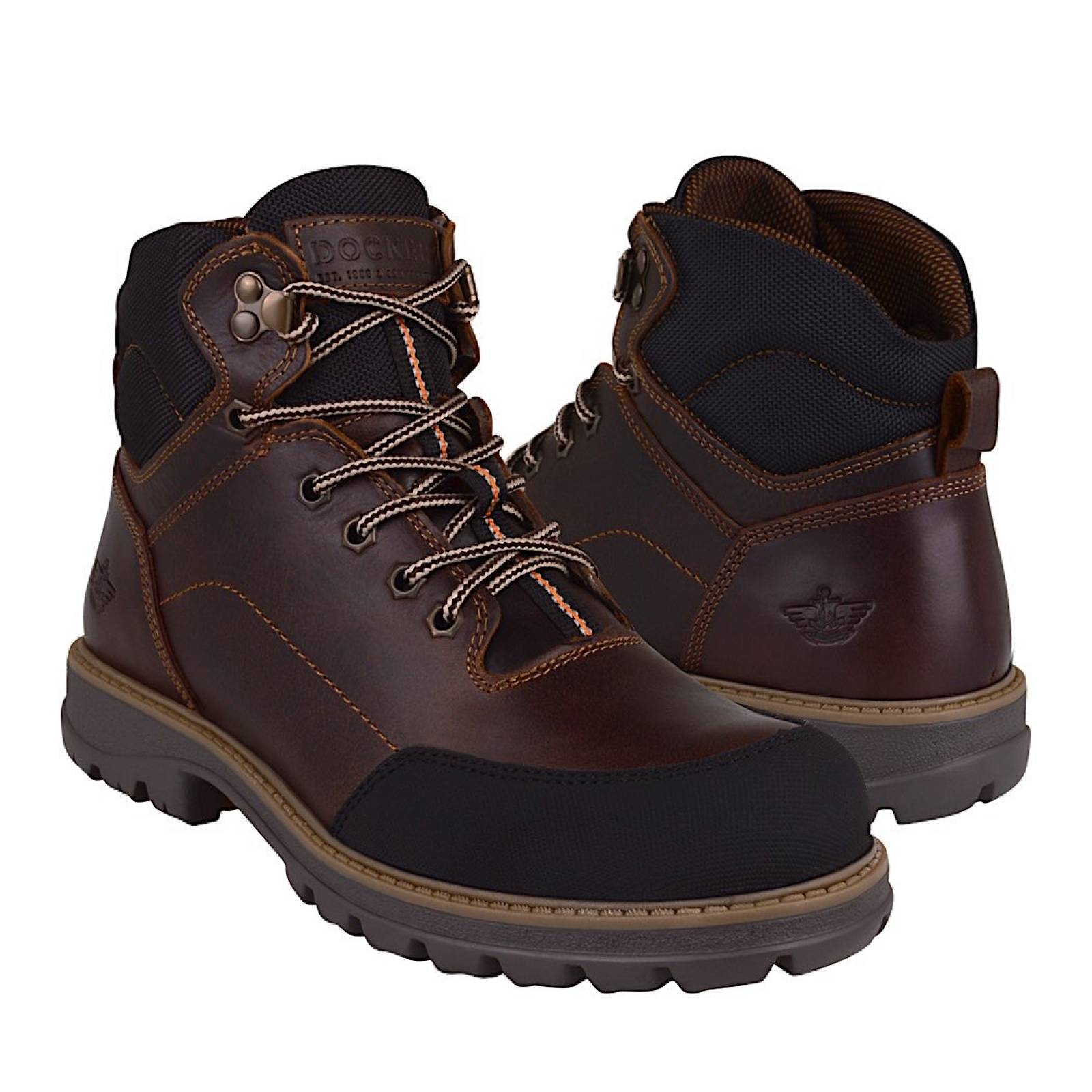 BOTINES CABALLERO DOCKERS D221552 PIEL CAFÉ