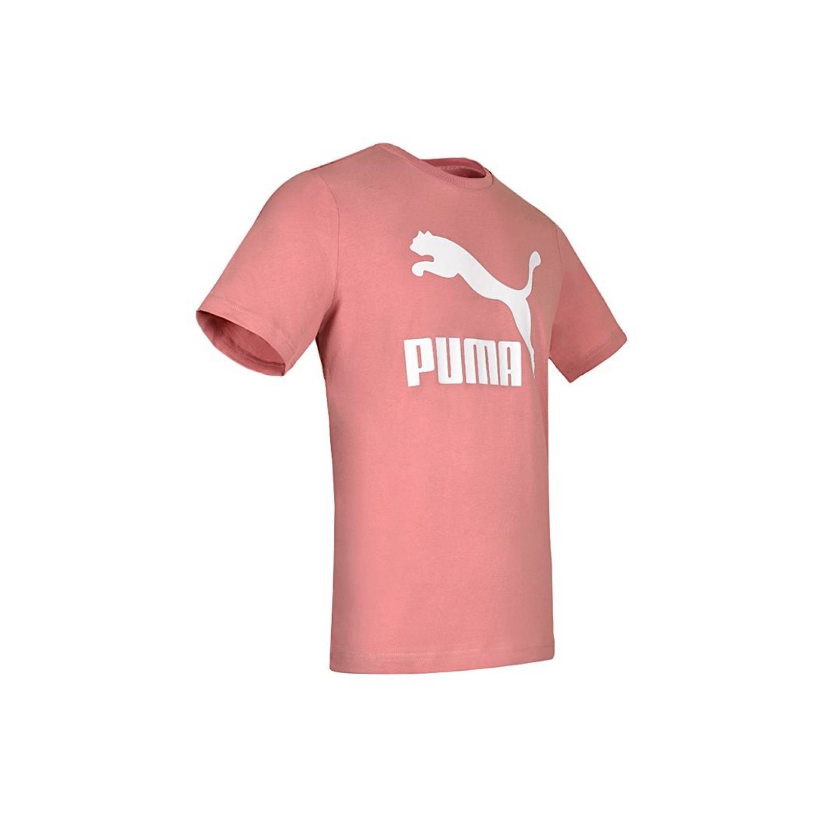 T-SHIRT HOMBRE PUMA CLASSIC LOGO ROSETTE 53008924 TEXTL ROSA