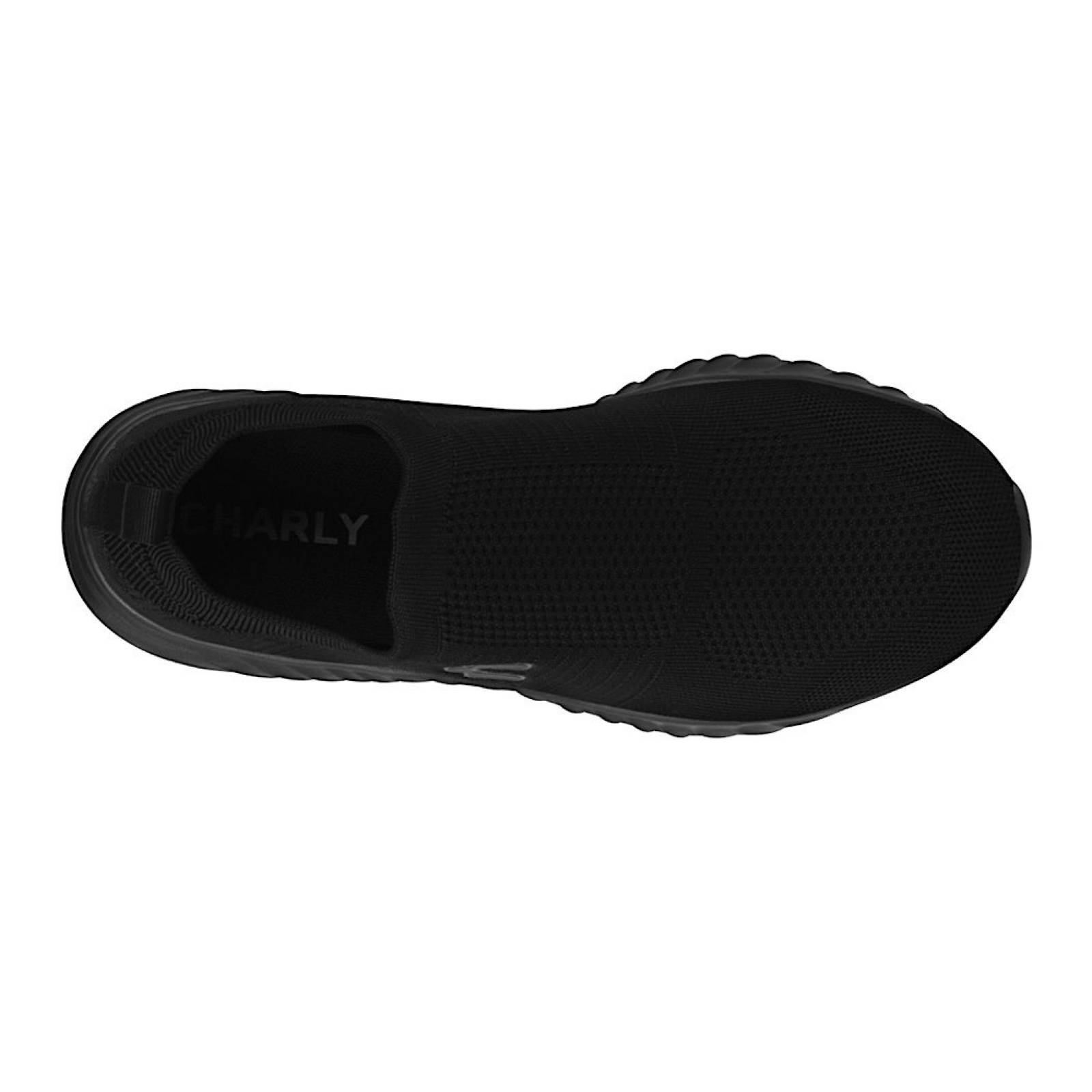 TENIS CABALLERO CHARLY 1086427001 TEXTIL NEGRO