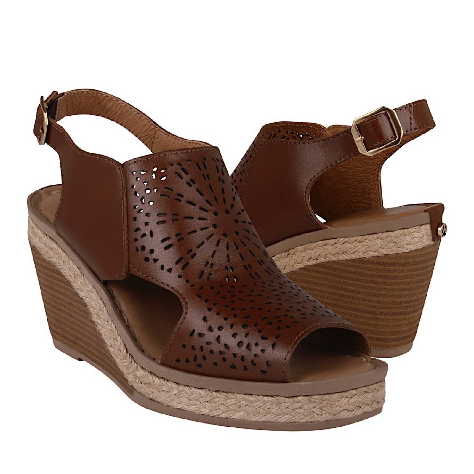 Lobo Solo Mujer Zapateria Lobo SANDALIAS DAMA LOBO SOLO 2424 PIEL CAFÉ