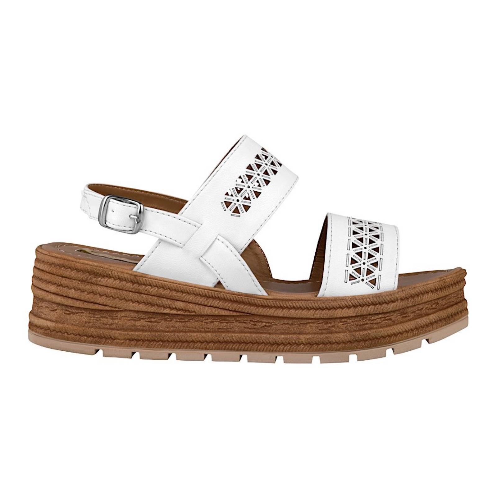 SANDALIAS DAMA STYLO 17035 SIMIPIEL BLANCO