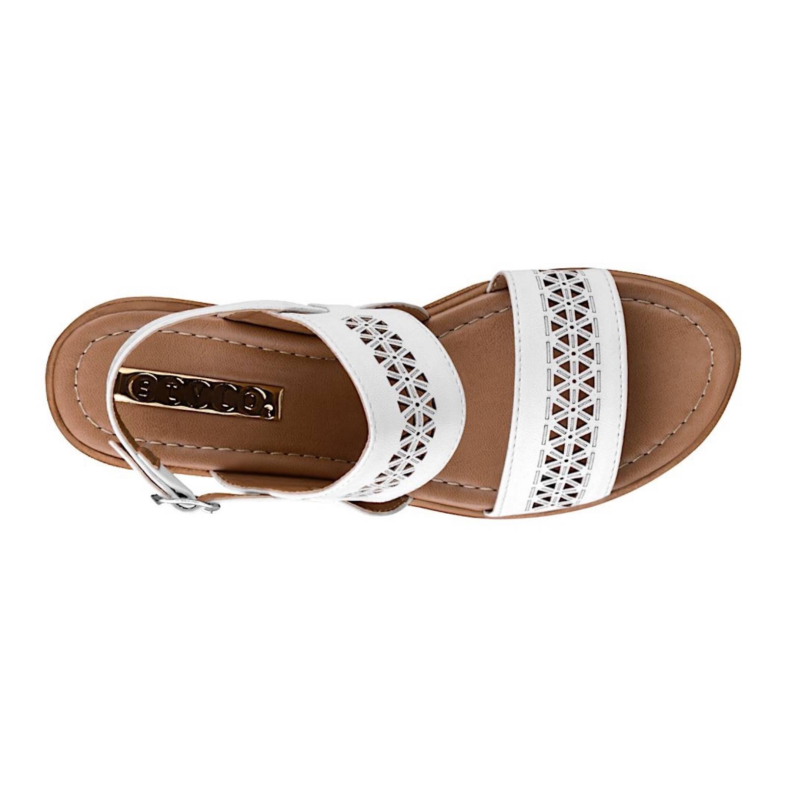 SANDALIAS DAMA STYLO 17035 SIMIPIEL BLANCO
