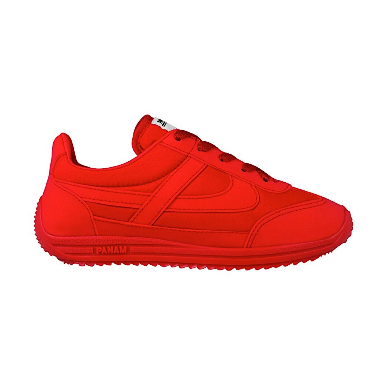 TENIS JOVEN PANAM 102000050 TEXTIL ROJO